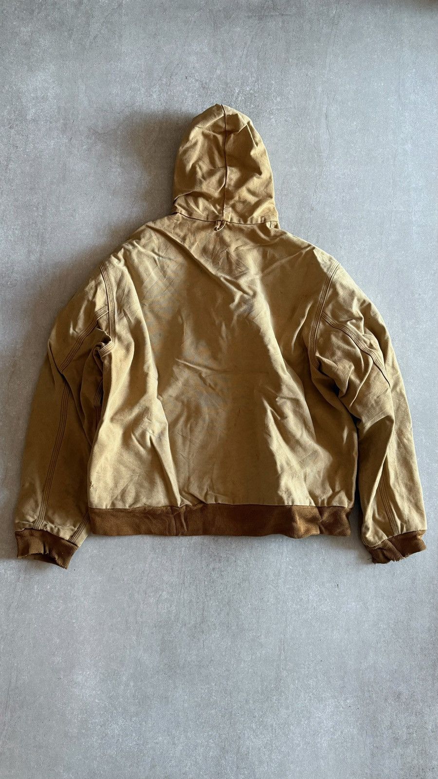 Carhartt Carhartt Hooded Jacket (Tan) Size US XL / EU 56 / 4 - 2 Thumbnail