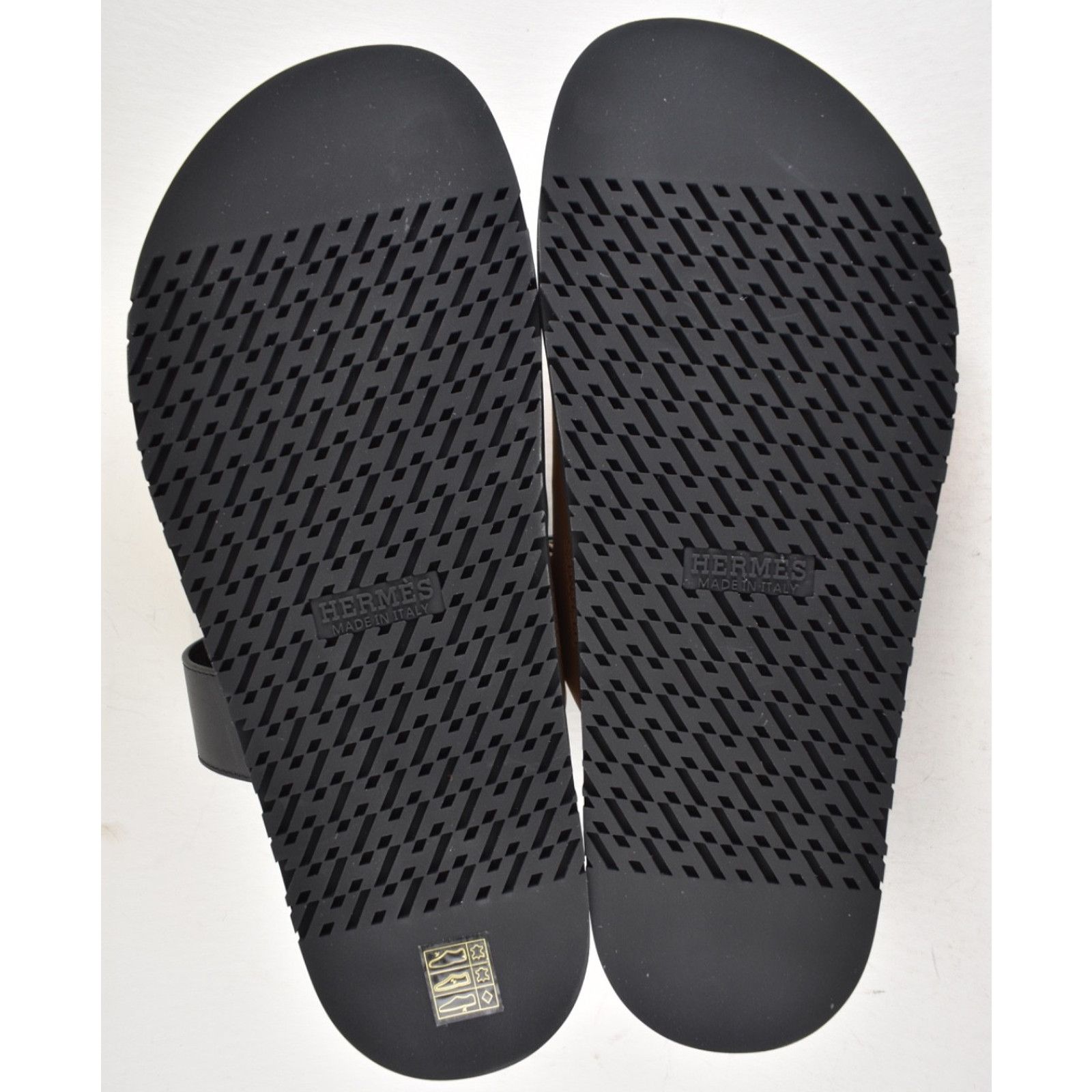 Hermes Hermes Chypre Sandal Mens Safari Leather Slide Flat 45 12 Size US 12 / EU 45 - 13 Thumbnail