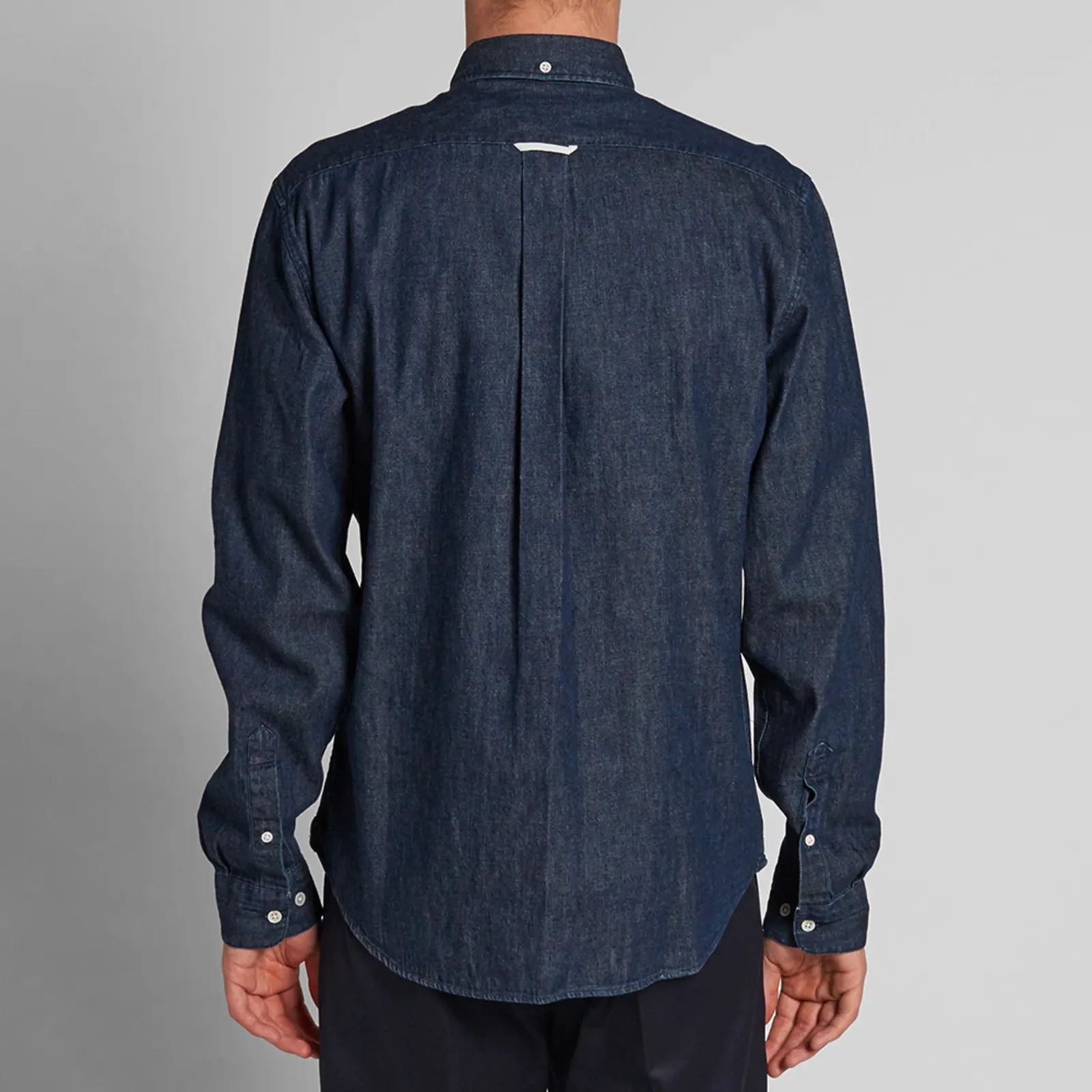 Acne Studios [46] Isherwood Twill Denim Shirt in Indigo (AW15) Size US S / EU 44-46 / 1 - 13 Thumbnail