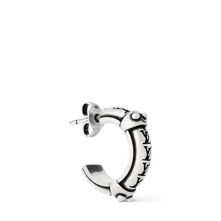 Louis Vuitton LV Lozine Hoop Earring Size ONE SIZE - 4 Thumbnail