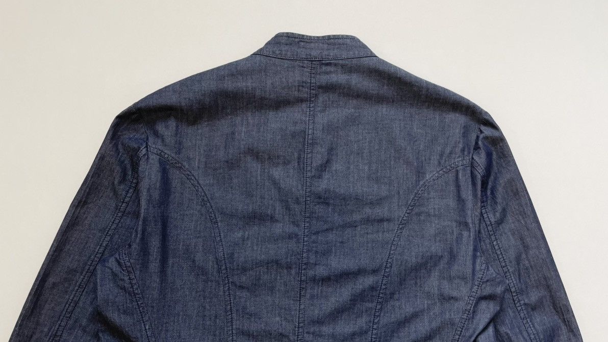 Miu Miu Mid 2000s Blue Denim ‘Western’ Over Shirt Size US M / EU 48-50 / 2 - 14 Thumbnail