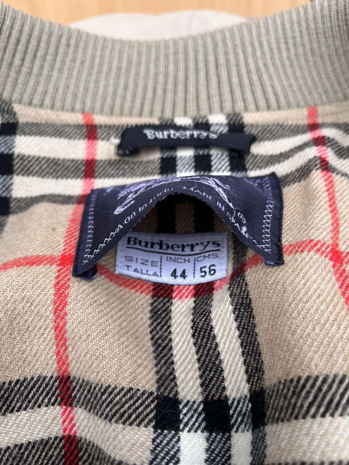Burberry Vintage Burberry Nova Check Jacket Luxury Bomber Size US XL / EU 56 / 4 - 7 Thumbnail