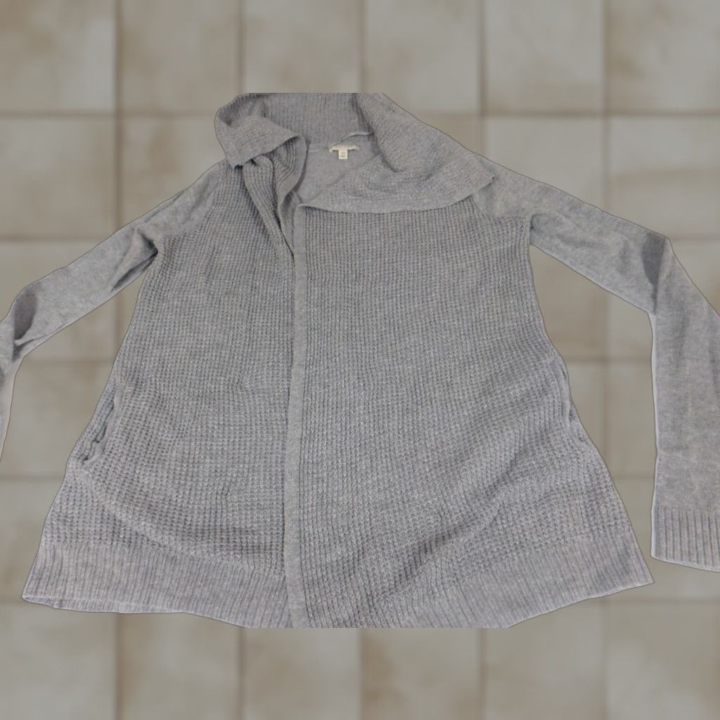 Vintage Sonoma Womens Sweater Gray Extra Small Knit Mock Neck Long Sleeve Cotton Pullover Embroidered All Seasons Stretch Classic Regular Size S Woman Vars. Size S / US 4 / IT 40 - 1 Thumbnail