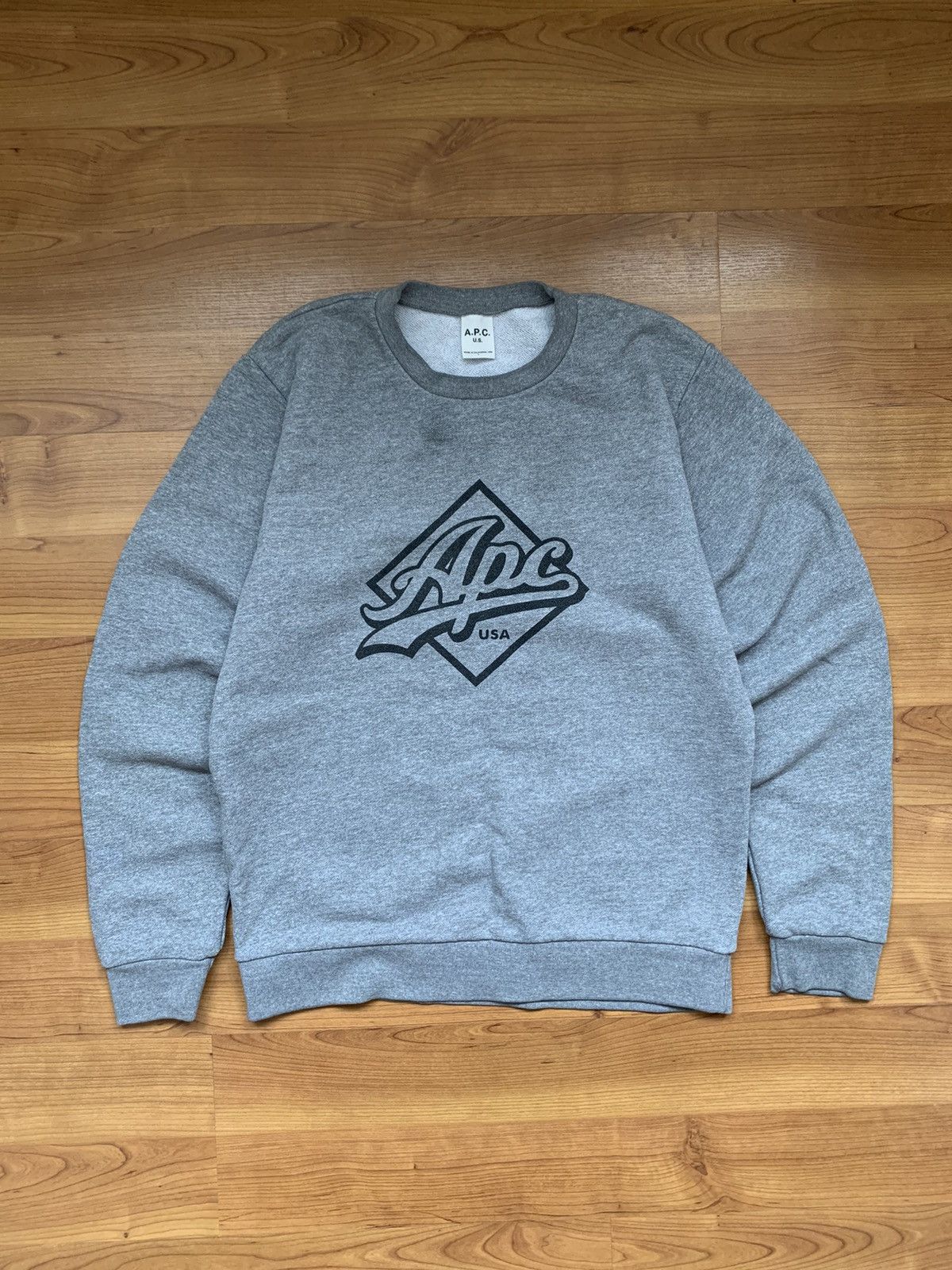 A.P.C. A.P.C. U.S. Sweatshirt Streetwear Hype Rare Vintage Size US L / EU 52-54 / 3 - 1 Thumbnail