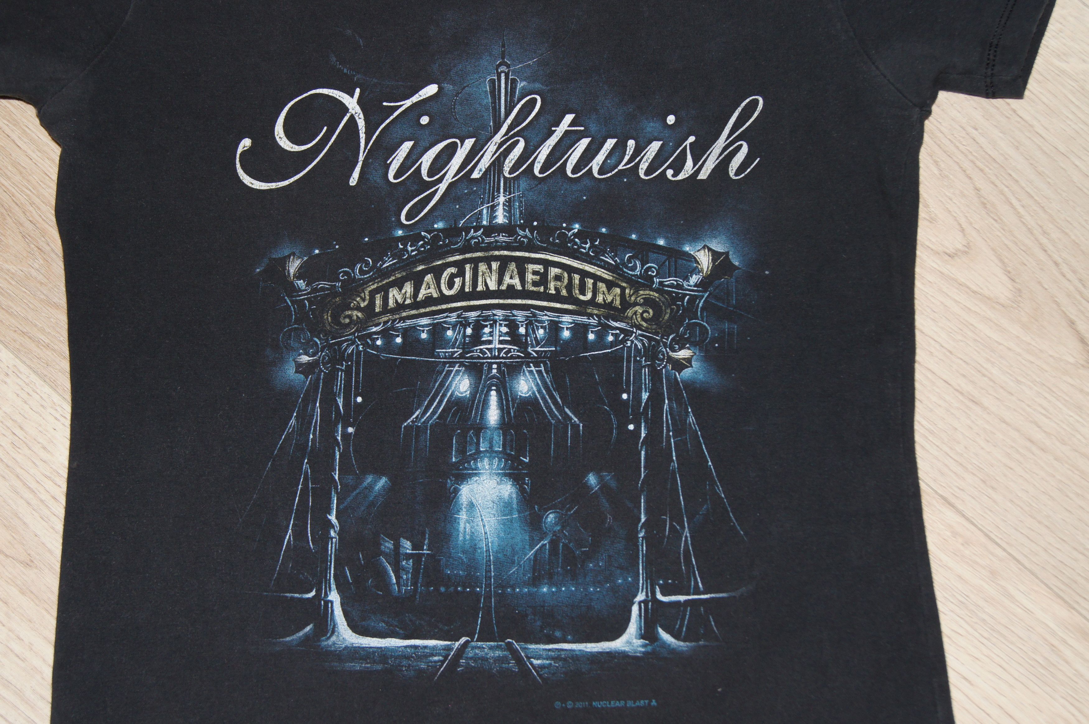 Band Tees × Vintage Nightwish Imaginaerium Rock Metal T-Shirt S Vintage Tees Y2K Size S / US 4 / IT 40 - 4 Thumbnail