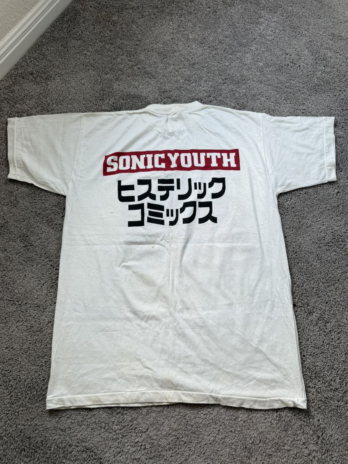 Band Tees × Vintage Vintage 1992 Sonic Youth Hysteric Glamour Astronauts Tshirt Size US XL / EU 56 / 4 - 13 Thumbnail
