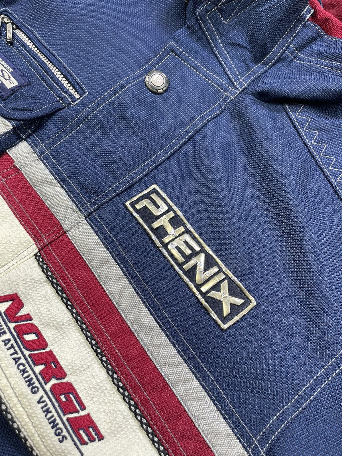 Phenix Vtg 90s Phenix Norge The Attacking Vikings Ski Jacket Size US M / EU 48-50 / 2 - 6 Thumbnail