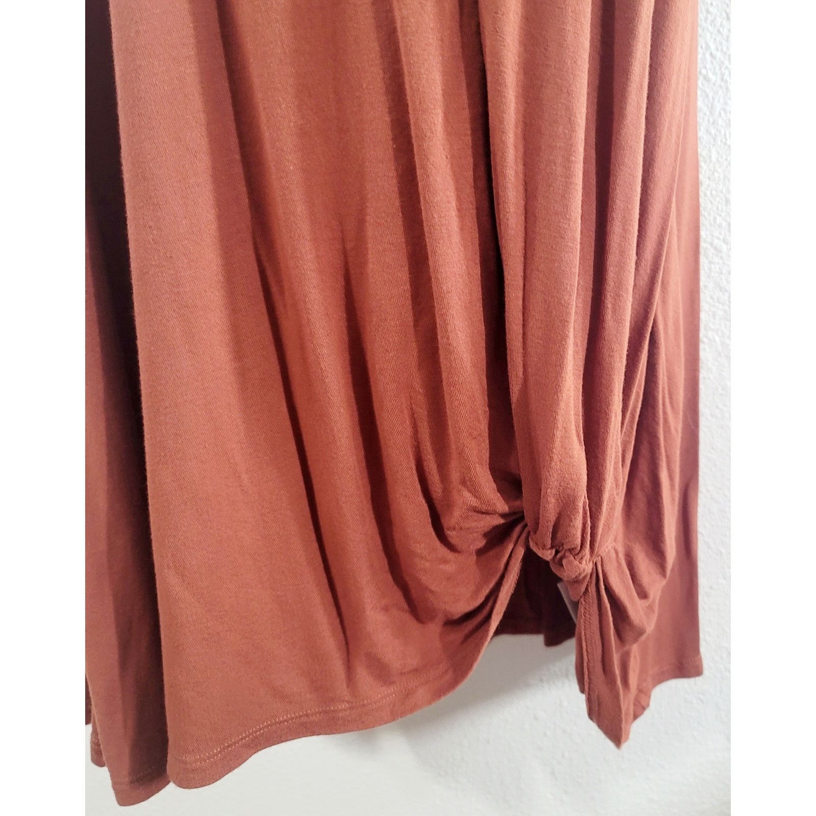 Other Philosophy Burnt Orange Twisted Hem Midi Dress Medium Size M / US 6-8 / IT 42-44 - 2 Thumbnail