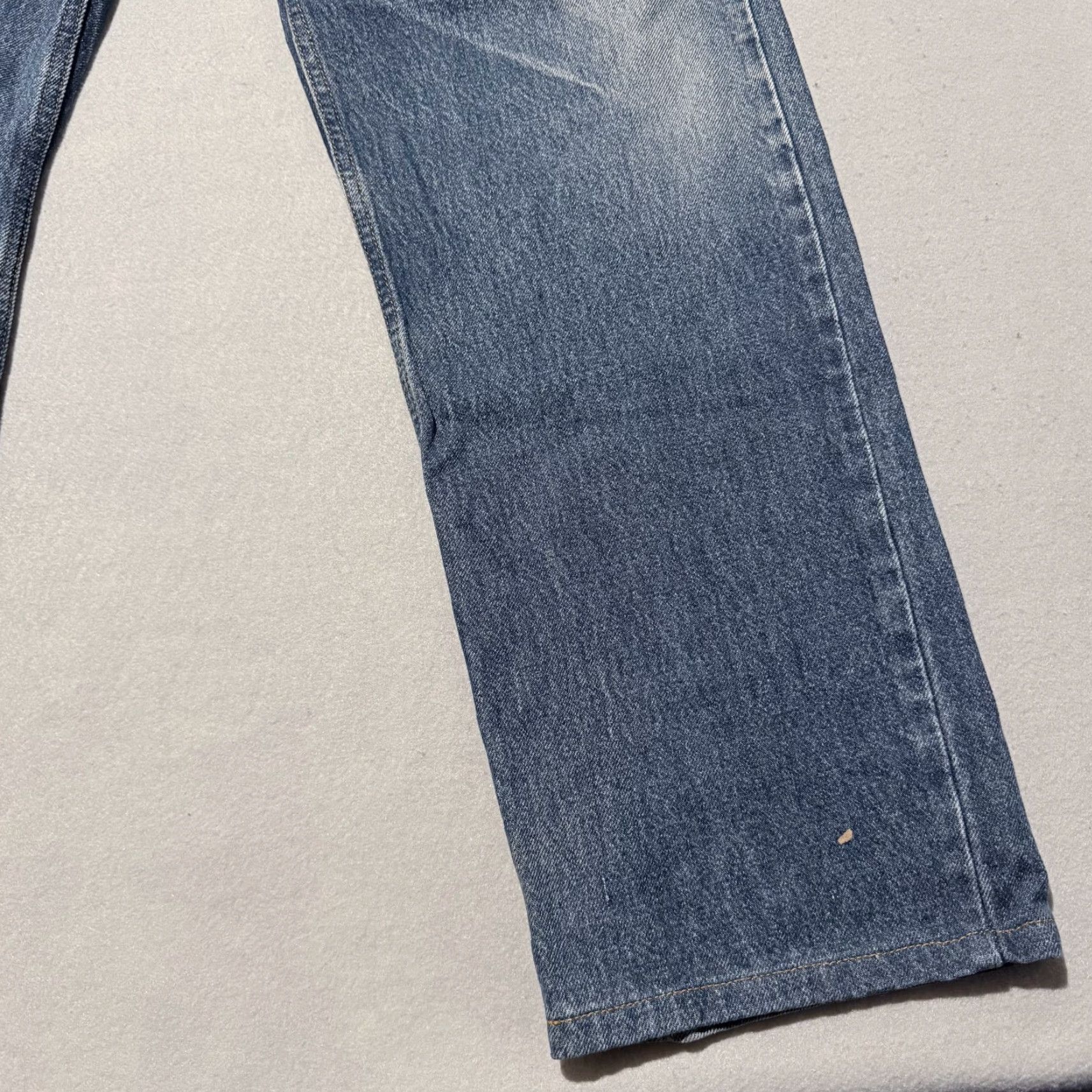 Levi's Levi's 505 Jeans Men Blue Denim Mid Rise Straight Pockets 38X34 Denim Jeans - 38X34 Size US 38 / EU 54 - 6 Thumbnail