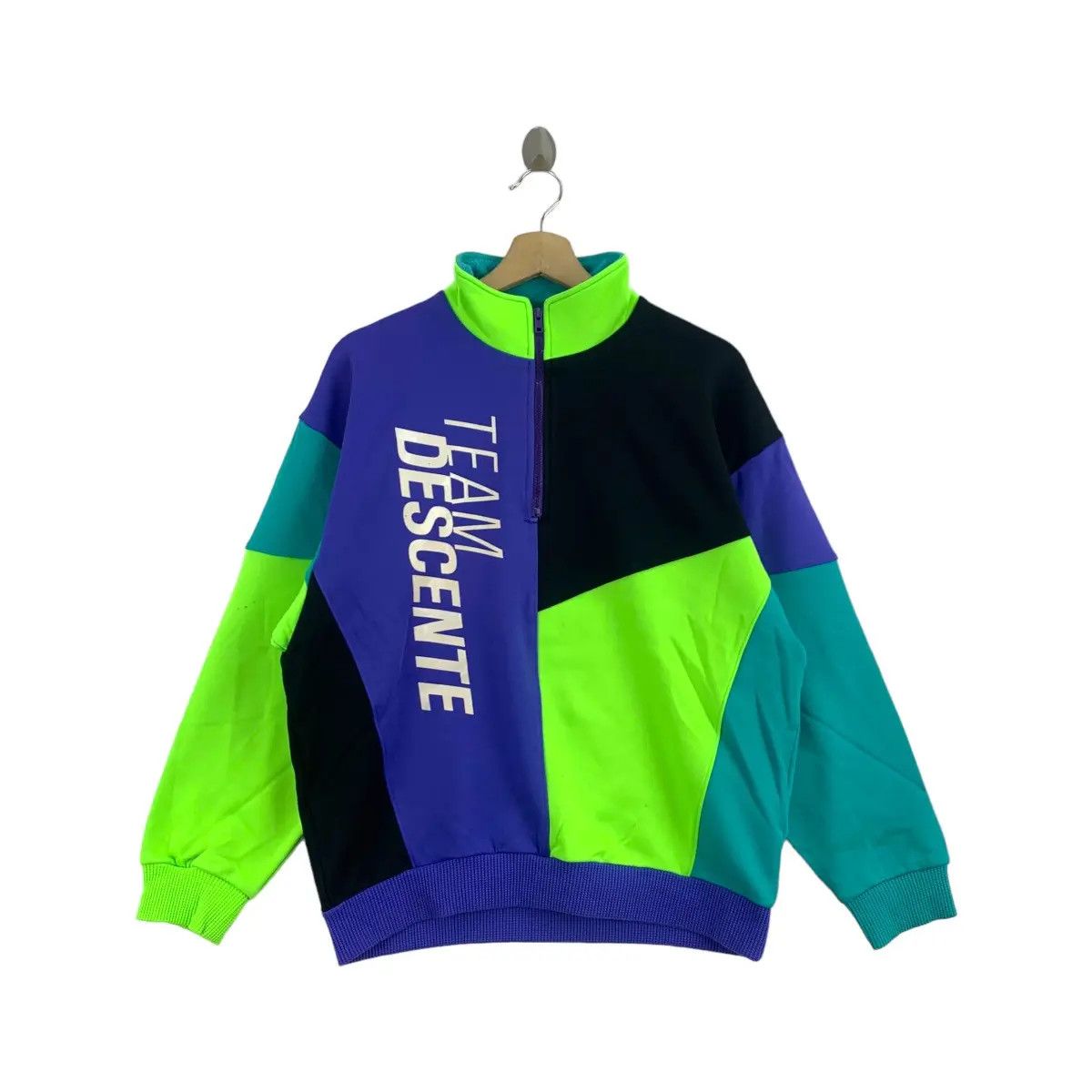 Descente Vtg 90’ DESCENTE TEAM JAPAN Multicolour Art Warm Jacket Size US L / EU 52-54 / 3 - 1 Thumbnail