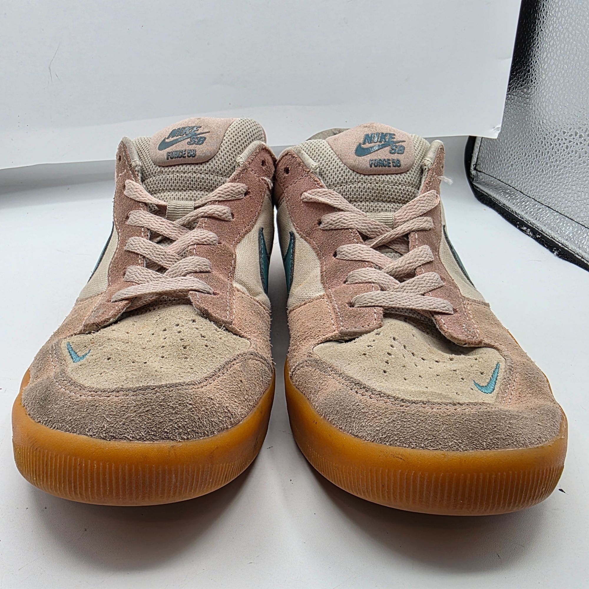 Nike Nike SB Force 58 Pink Bloom Teal Gum Mens Size 8.5 Skateboar Size US 8.5 / EU 41-42 - 12 Thumbnail
