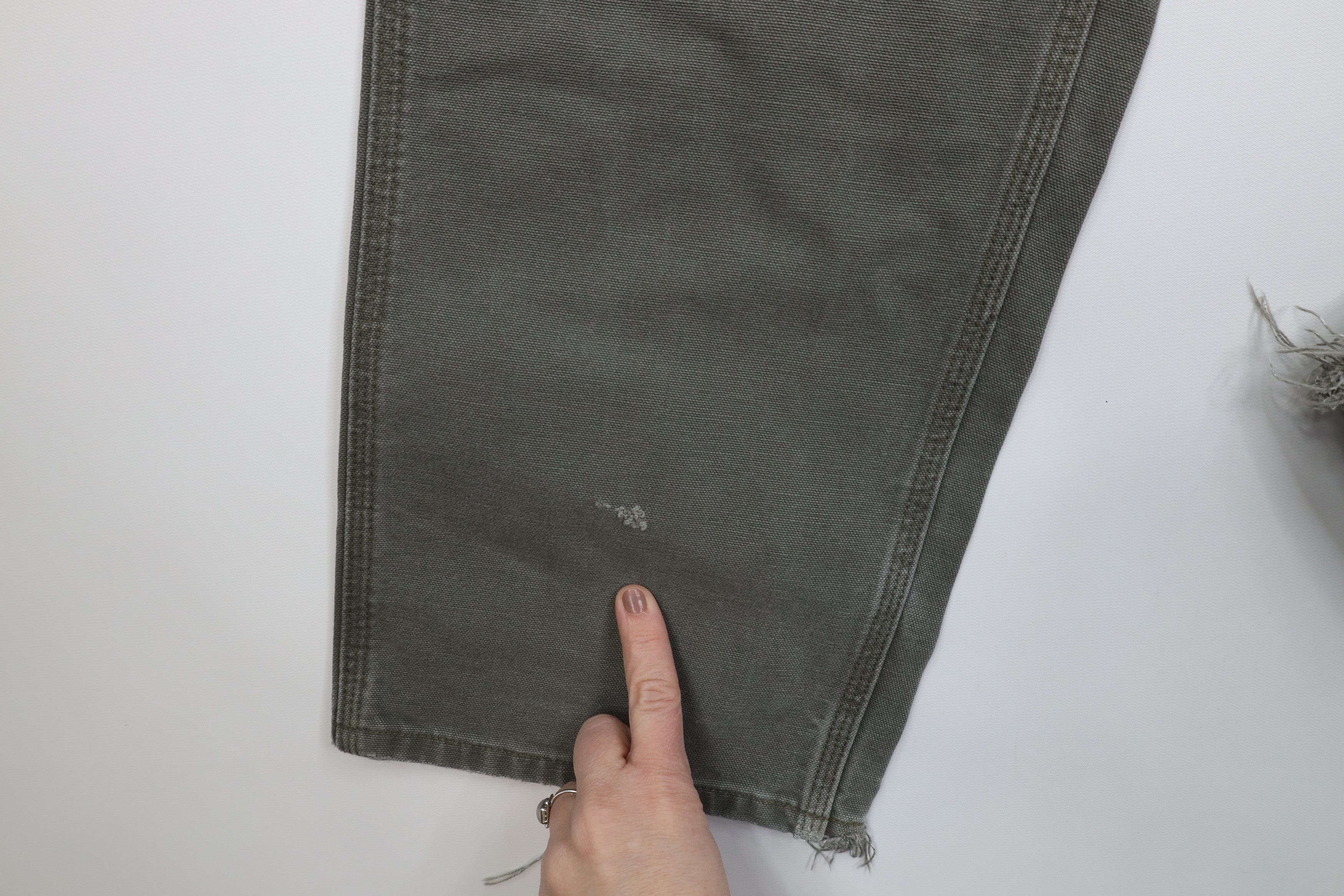 Carhartt Vintage Y2K Carhartt Relaxed Dungaree Wide Leg Pants Green Size US 34 / EU 50 - 6 Thumbnail