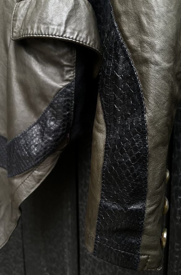 Share Spirit Homme Share Spirit snakeskin-pattern lambskin leather jacket Size US M / EU 48-50 / 2 - 7 Thumbnail