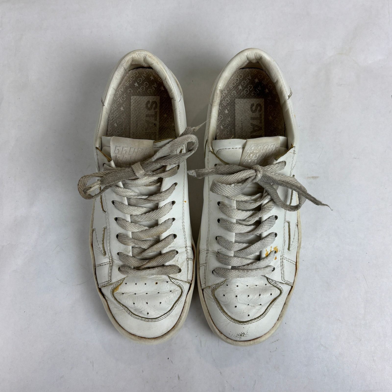 Golden Goose Golden Goose GGDB Stardan Leather Low Top Sneakers Womens 36 Size US 6 / IT 36 - 6 Thumbnail