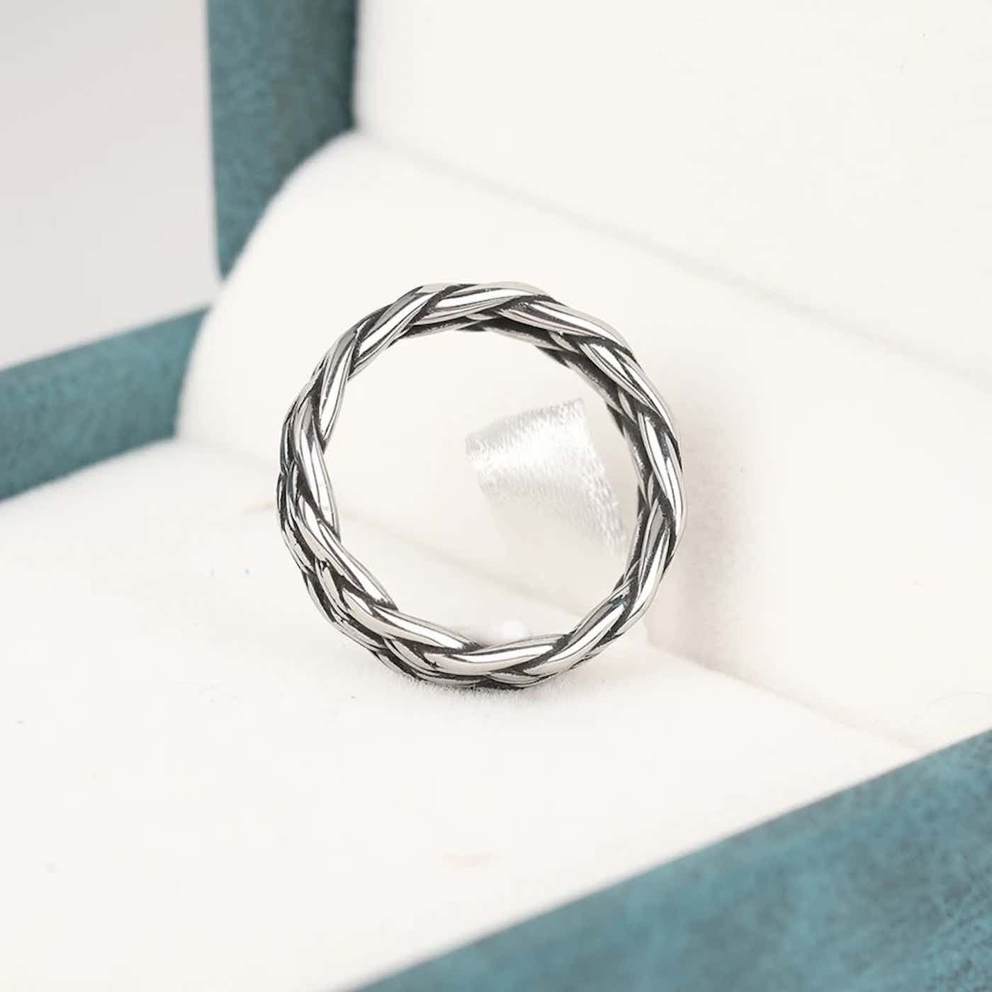 Japanese Brand Unique Weaving Rings Size ONE SIZE - 4 Thumbnail