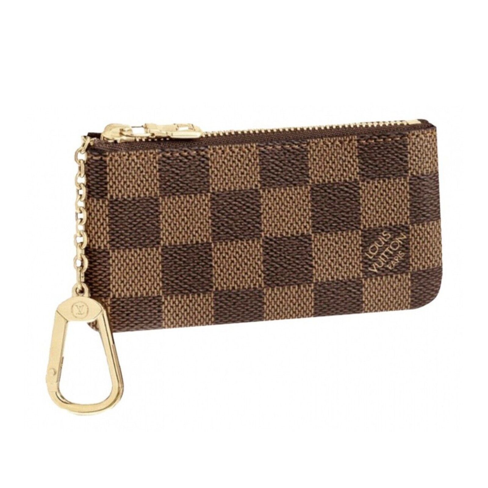Louis Vuitton NEW LOUIS VUITTON Key Pouch Cles Damier Ebene Coin Card Size ONE SIZE - 1 Thumbnail