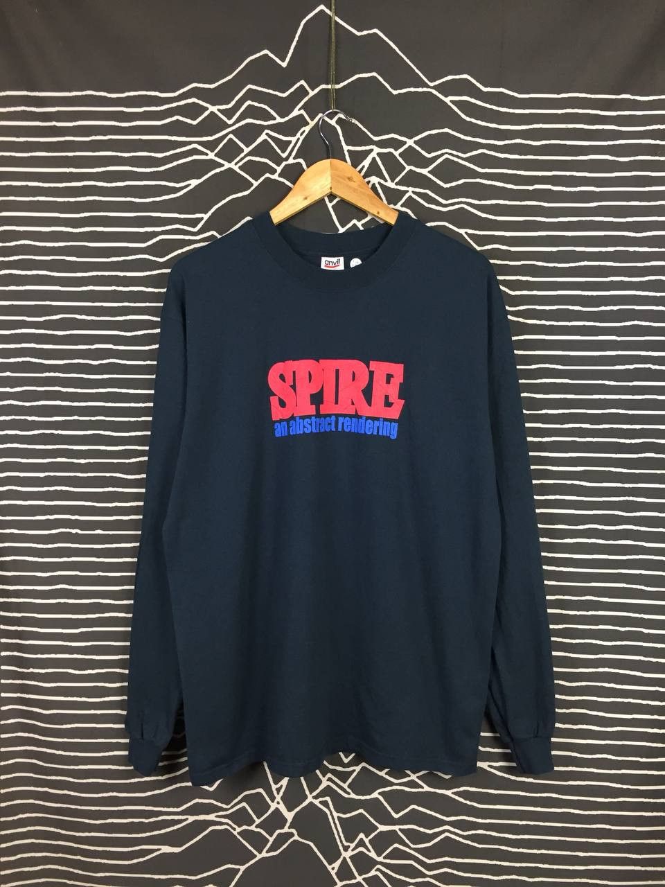 Anvil × Vintage Vtg Y2K Spire An Abstract Rendering Longsleeve Tee Size US L / EU 52-54 / 3 - 1 Thumbnail