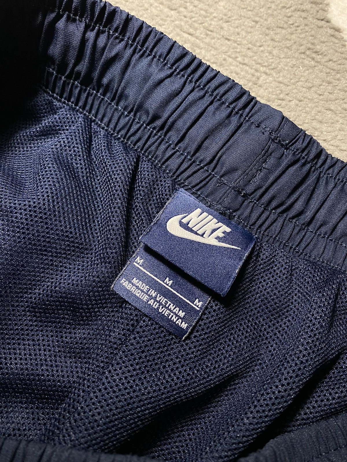 Nike × Vintage Nike Swoosh Loose Fit navy sweatpants Y2K Size US 32 / EU 48 - 11 Thumbnail