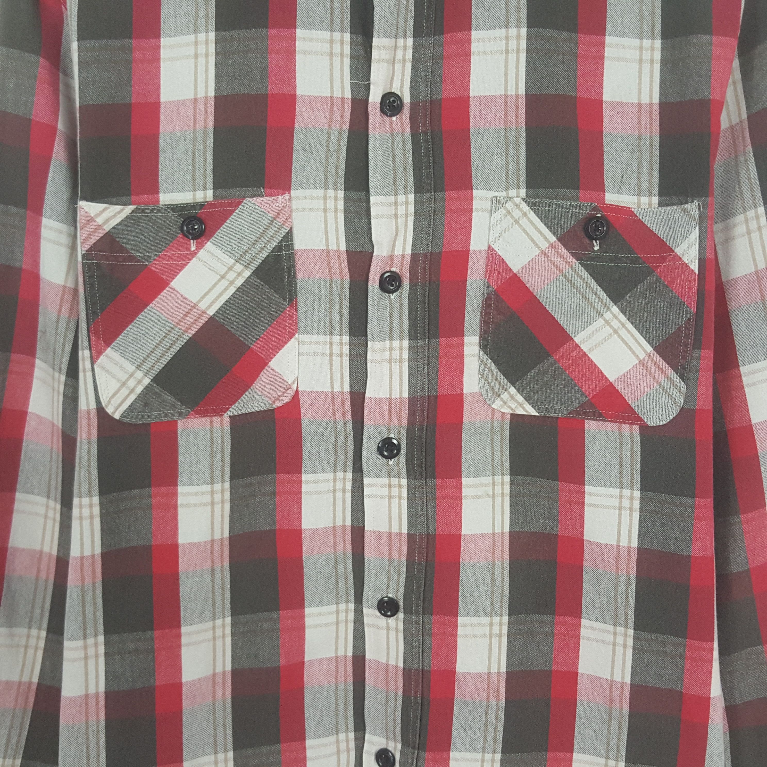 Sugar Cane Vintage Sugar Cane Flannel Button Up Shirt Size US M / EU 48-50 / 2 - 2 Thumbnail