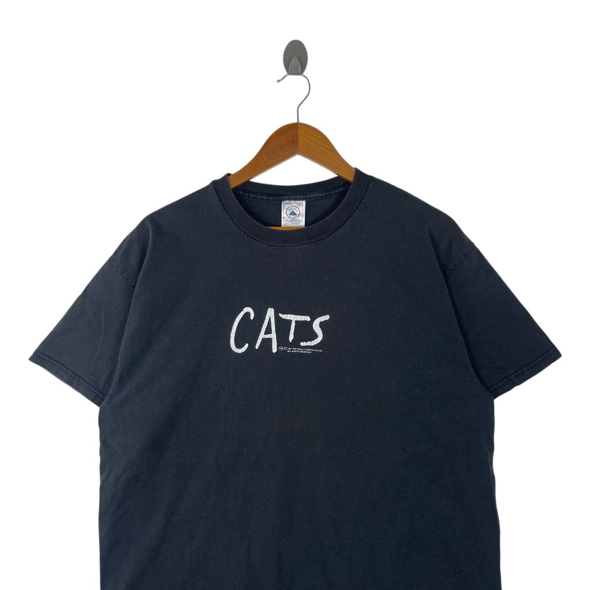 Japanese Brand × Vintage Vintage 90s CATS Musical Fantasy Tee Shirt Size US L / EU 52-54 / 3 - 4 Thumbnail