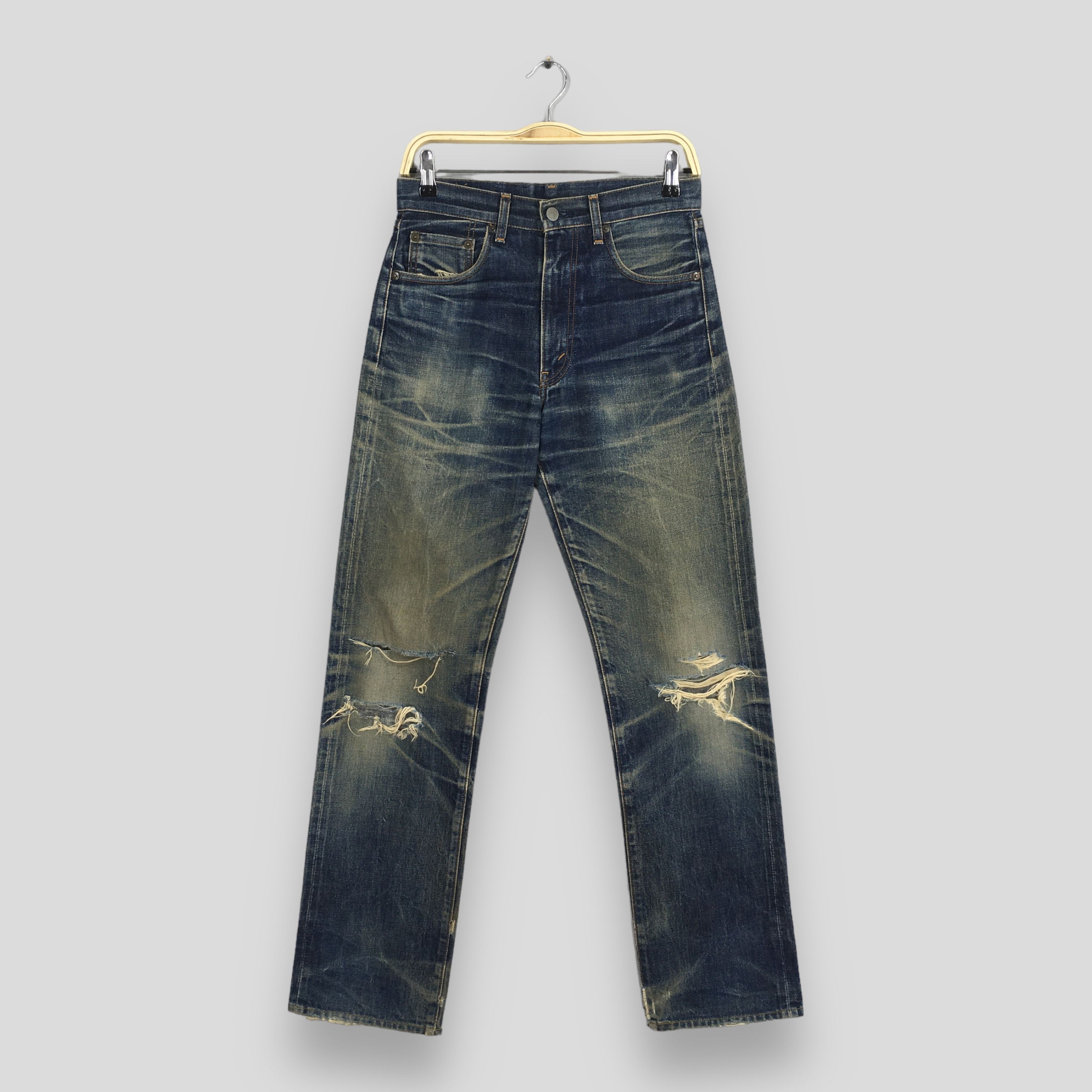 Levi's Size 28x31.5 Vintage Levi's 502 Big E LVC Japan Jeans S1425 Size US 28 / EU 44 - 1 Thumbnail