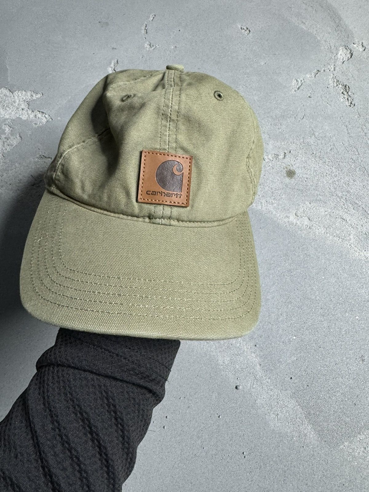 Carhartt × Vintage Vintage Sun Faded Carhartt Cap Hat Size ONE SIZE - 2 Thumbnail