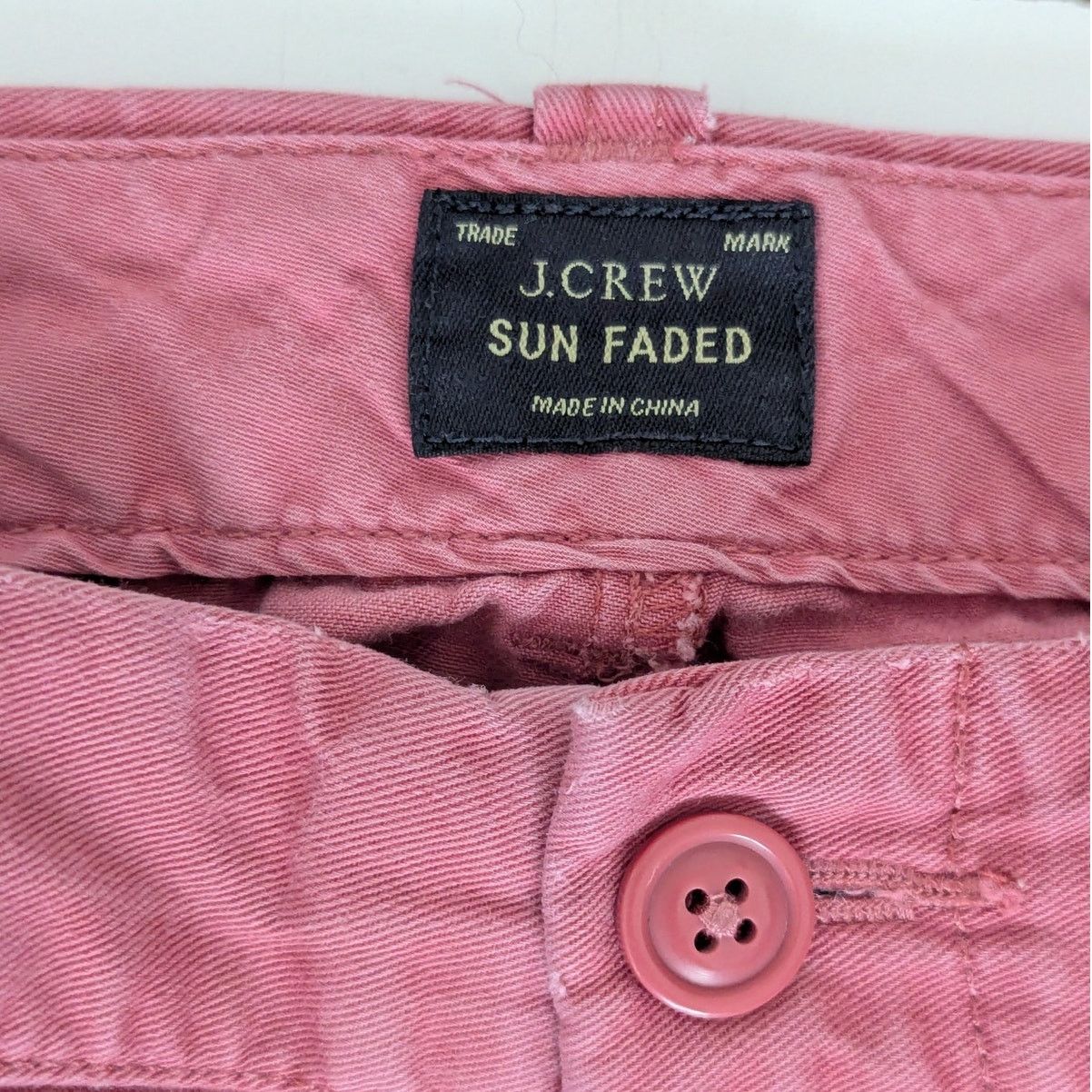 J.Crew J Crew 484 Sun Faded Chino Pants Red Slim Fit Mens 38 Preppy Size US 38 / EU 54 - 3 Thumbnail