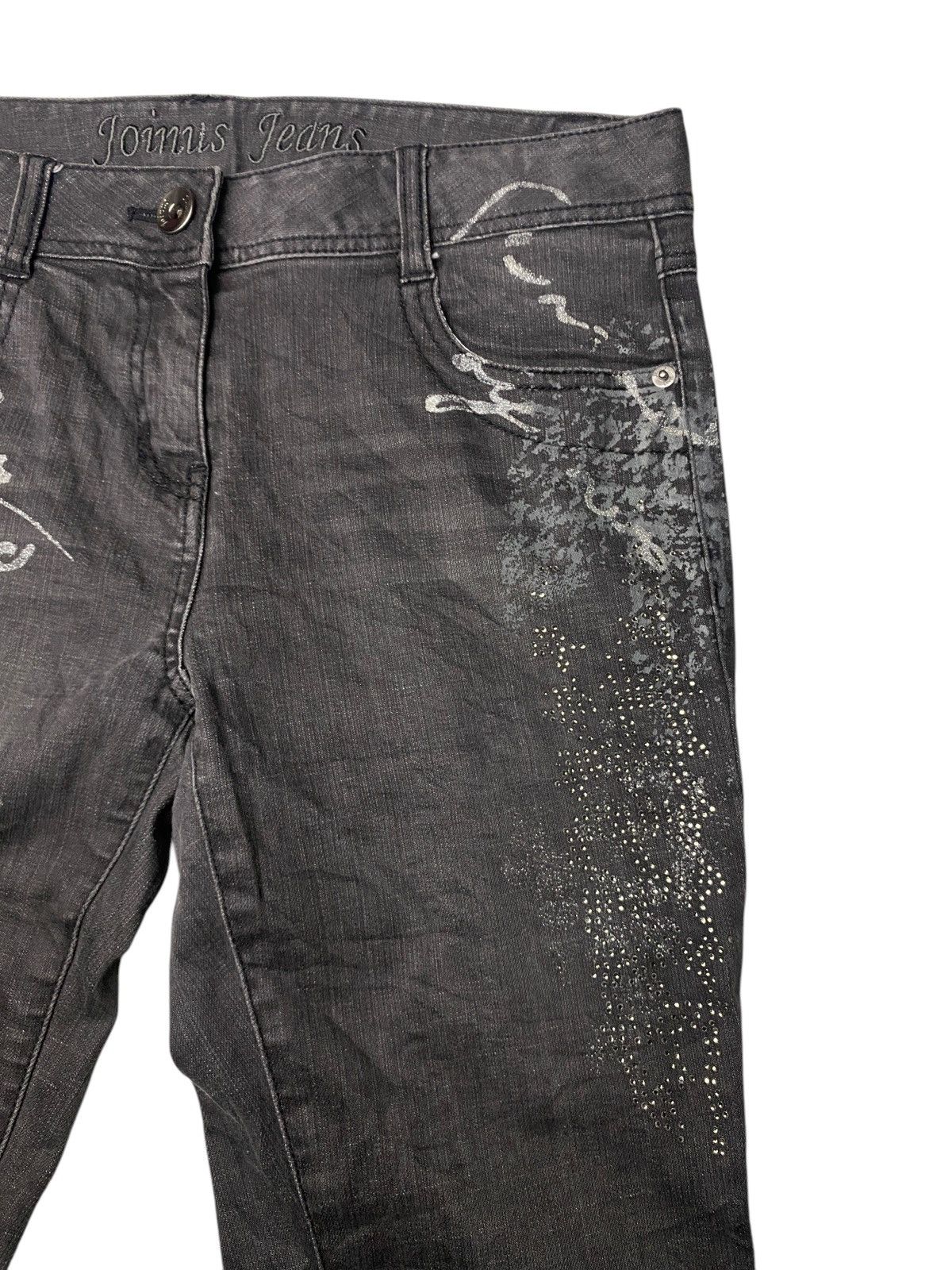 If Six Was Nine 2000's Joinus Tribal Glittery Flared Jeans Size US 29 - 4 Thumbnail