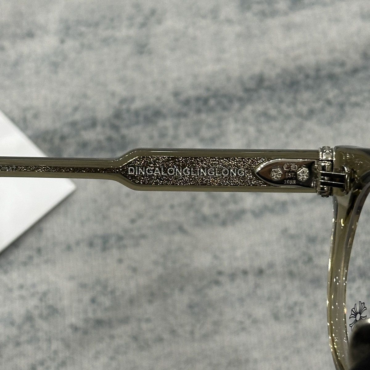 Chrome Hearts CHROME HEARTS DINGALONGLINGLONG ARMY EYEGLASSES Size ONE SIZE - 8 Thumbnail