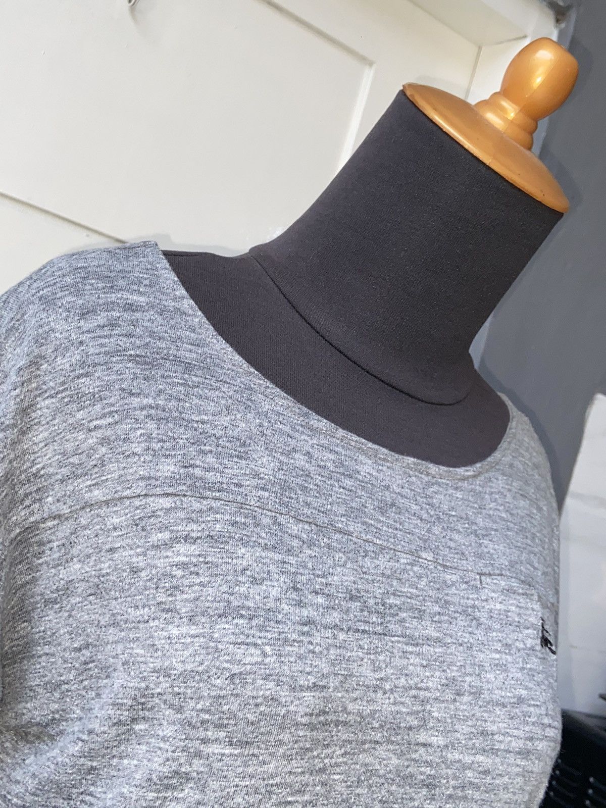 Burberry BURBERRY Grey Midi Dress Size XS / US 0-2 / IT 36-38 - 11 Thumbnail