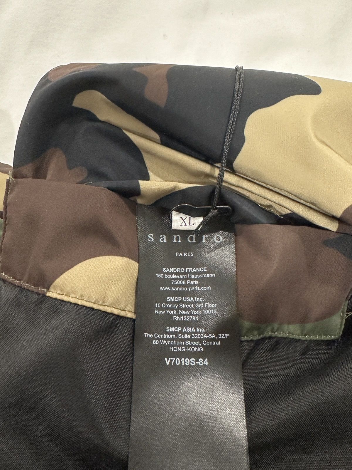 Sandro Sandro Paris Nylon Army Jacket Size US XL / EU 56 / 4 - 7 Thumbnail