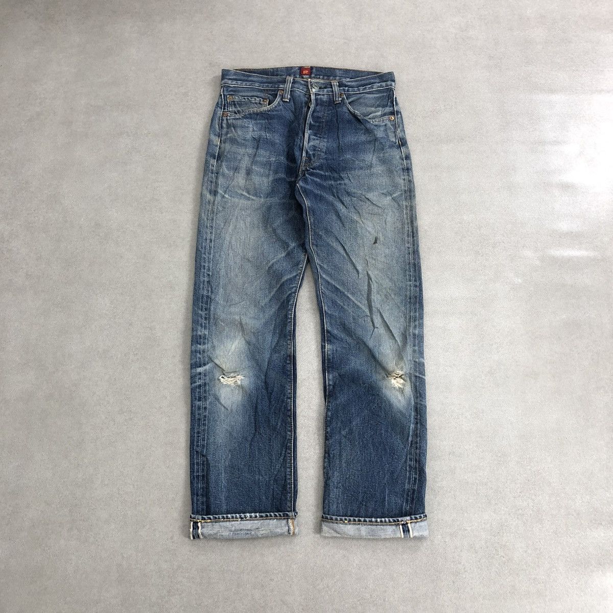 RESOLUTE / 710 selvedge denim pants resolute | 710 aa white