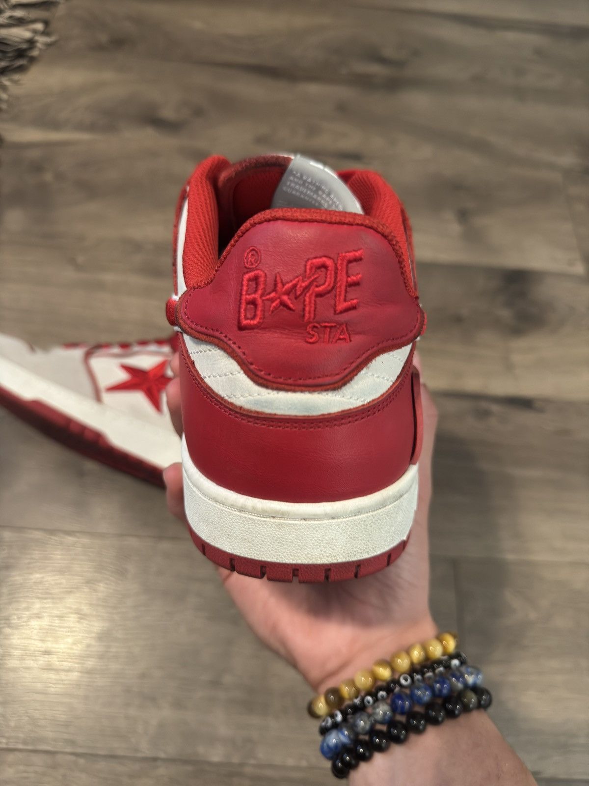 Bape BAPE SKSSTA #5 RED STITCH SUEDE SIZE 12 Size US 12 / EU 45 - 2 Thumbnail