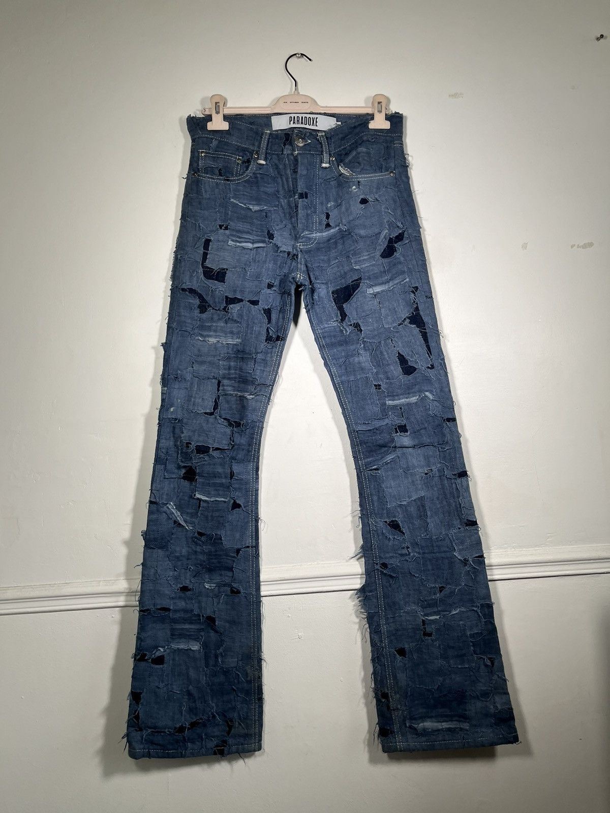 Paradoxe Paris Paradoxe Paris DENIM « boro flared denim » Size US 33 - 4 Thumbnail