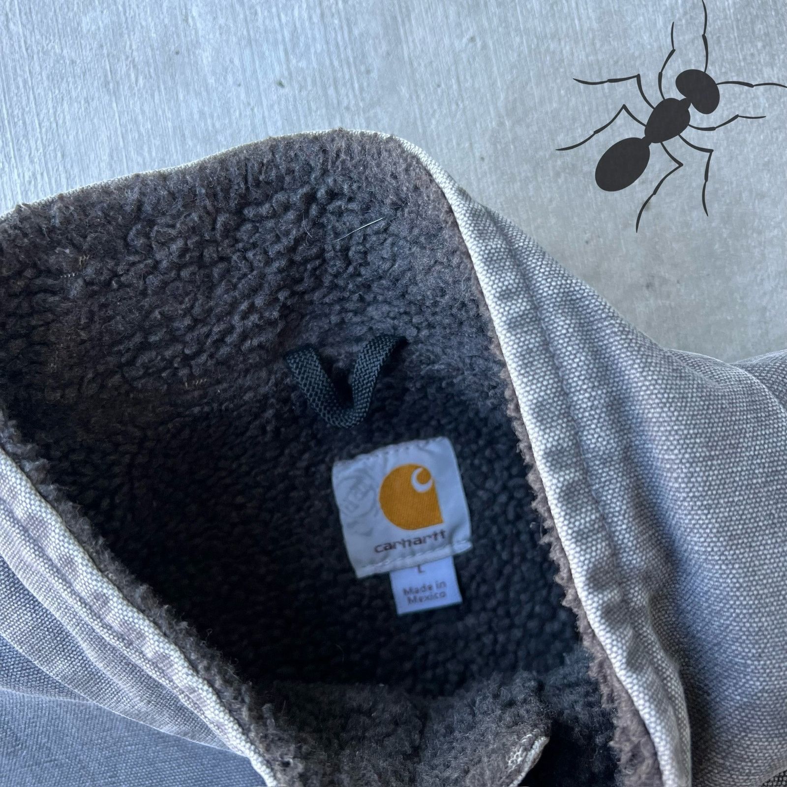 Carhartt × Vintage Carhartt V33 GVL faded gray work wear vest Size US L / EU 52-54 / 3 - 6 Thumbnail