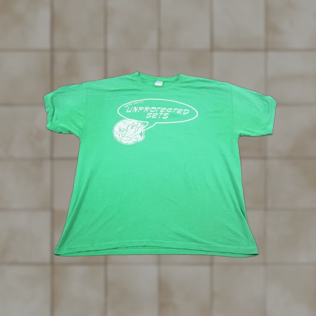 Gildan VINTAGE Gildan Shirt XL Green Mens 90s USA Funny Volleyball Short Sleeve Crew Neck T-Shirt Size US XL / EU 56 / 4 - 1 Thumbnail