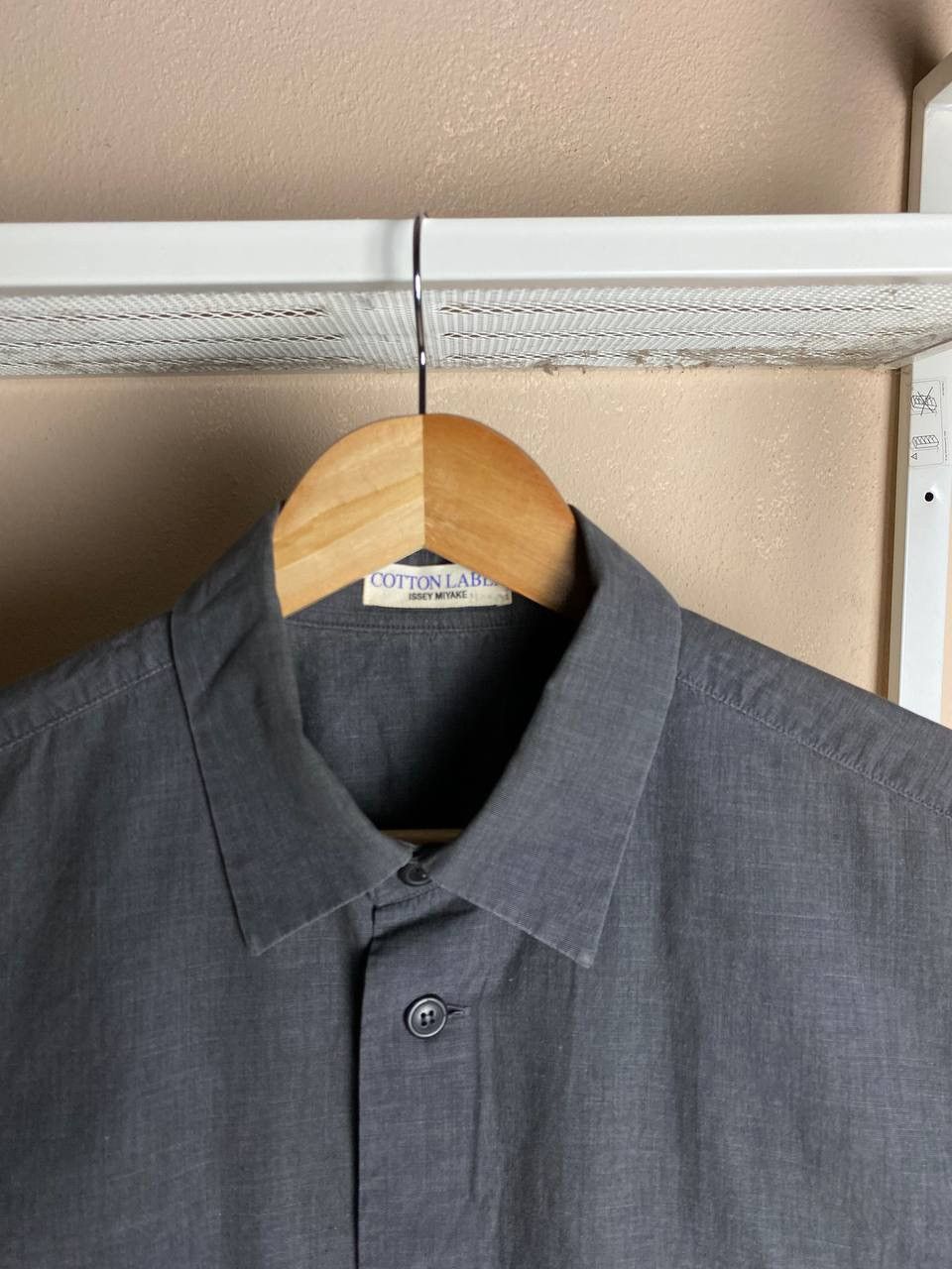 Designer × Issey Miyake × Japanese Brand Issey Miyake Long Sleeve Button-Up Shirts (PIT 24) Size US L / EU 52-54 / 3 - 4 Thumbnail