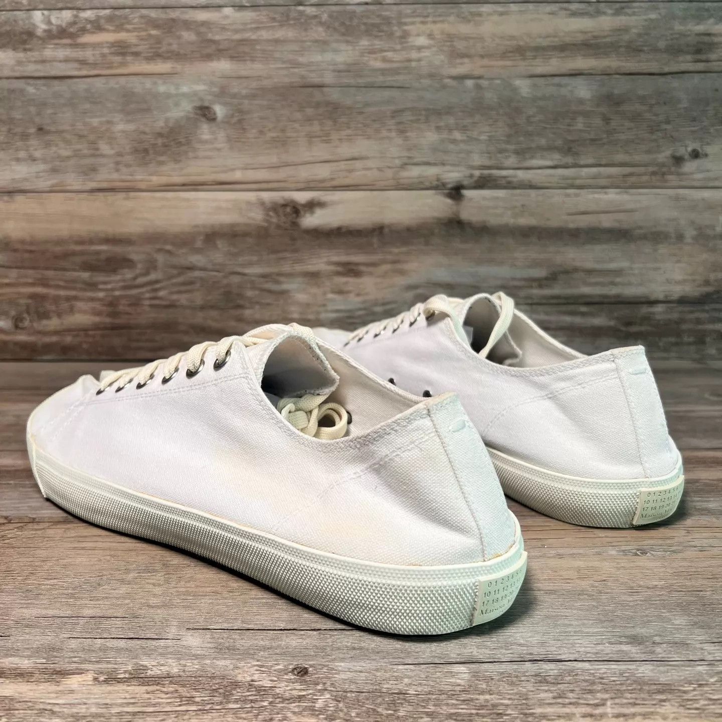 Maison Margiela Maison Margiela Tabi White 46 EU 99 New Size US 13 / EU 46 - 4 Thumbnail