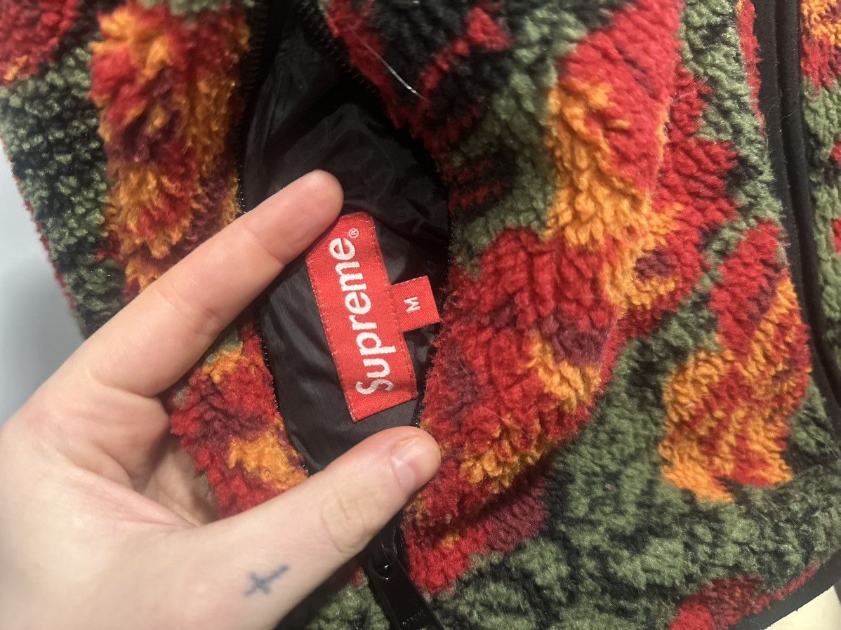 Supreme Supreme Rose Sherpa Reversible Zip Up Size US M / EU 48-50 / 2 - 4 Thumbnail