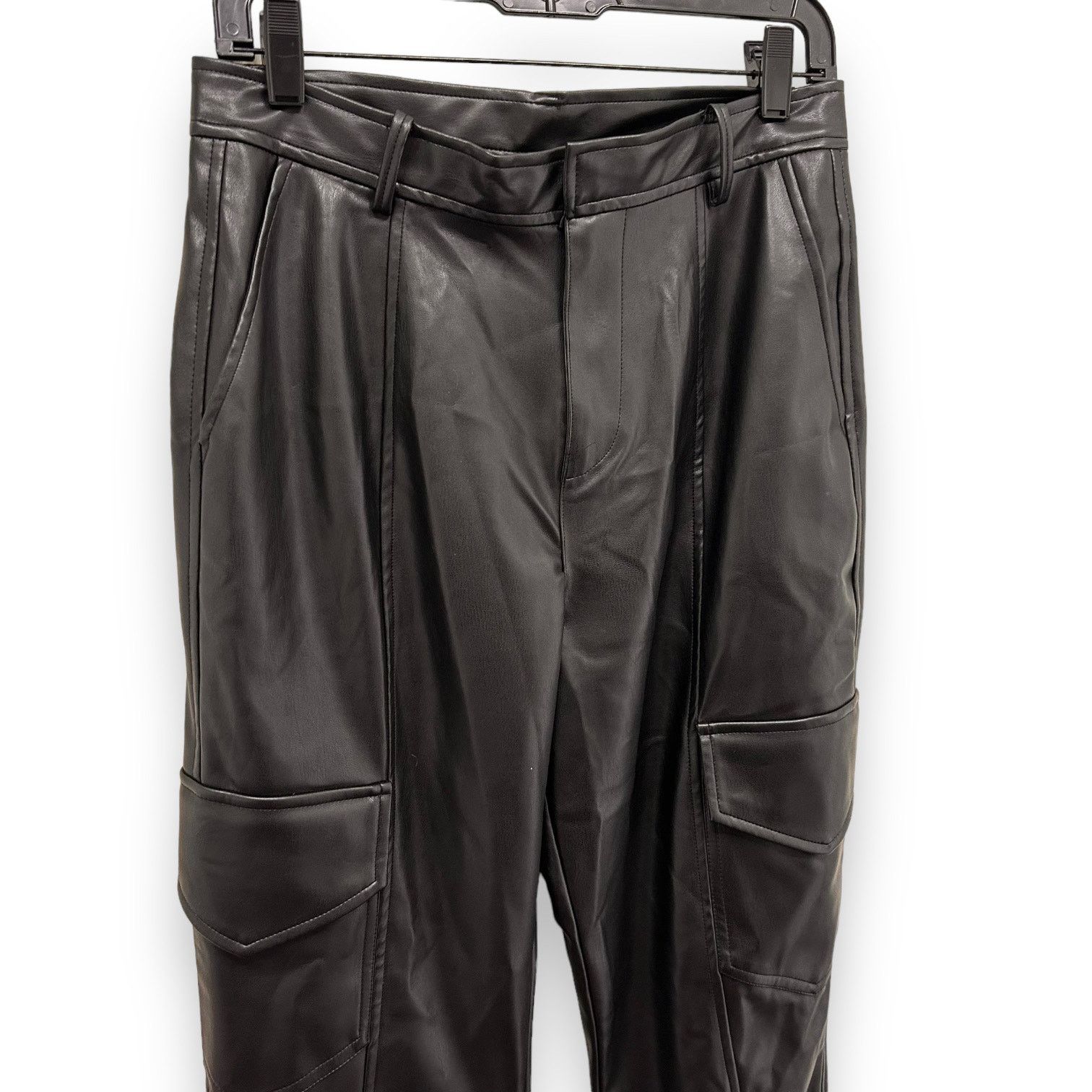 Young Fabulous & Broke Young Fabulous & Broke Priscilla Vegan Leather Joggers Size 29" - 4 Thumbnail