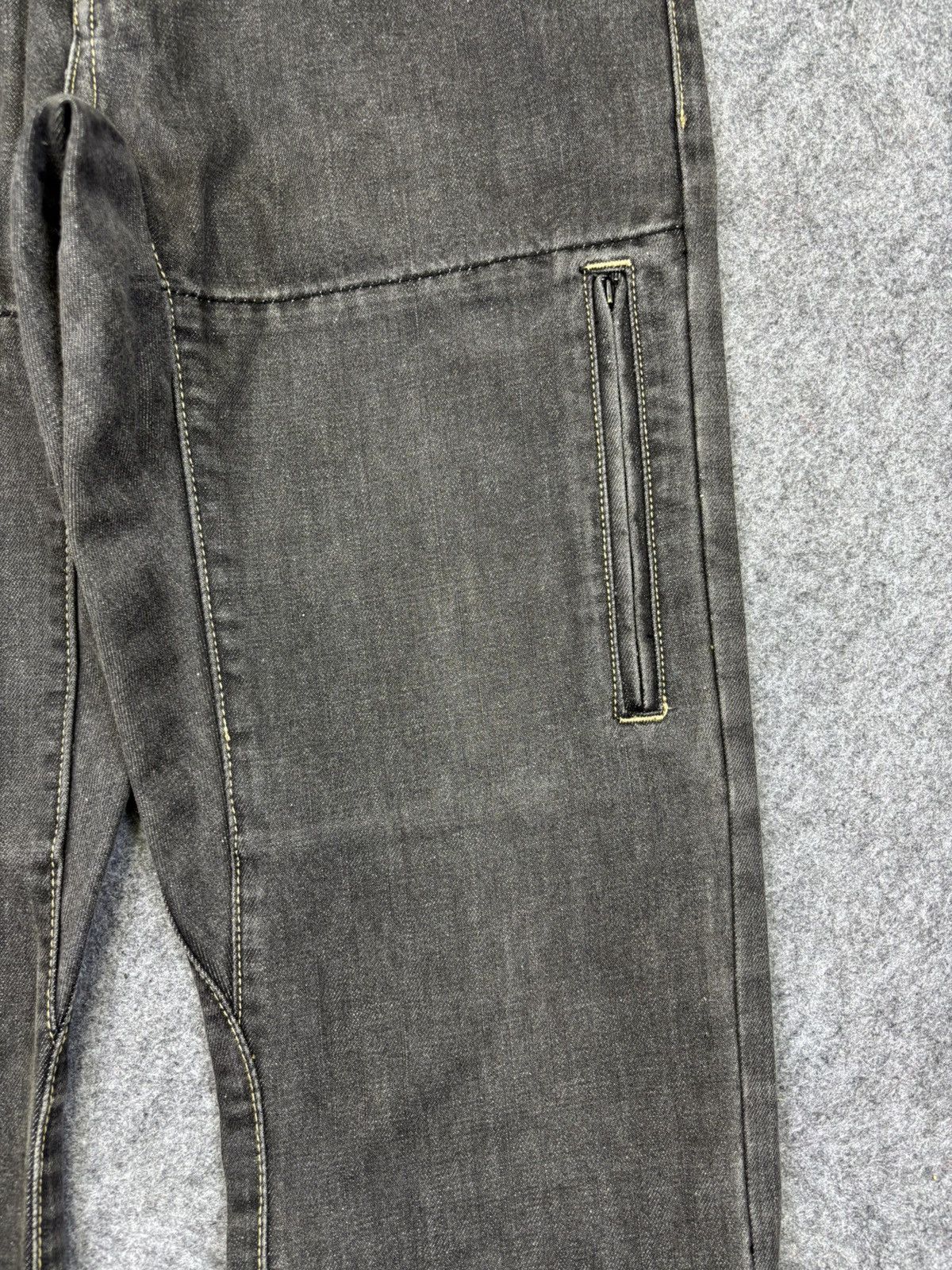 Japanese Brand 💥Biker Denim💥Greddy Multipockets Biker Denim F717 Size US 27 - 5 Thumbnail