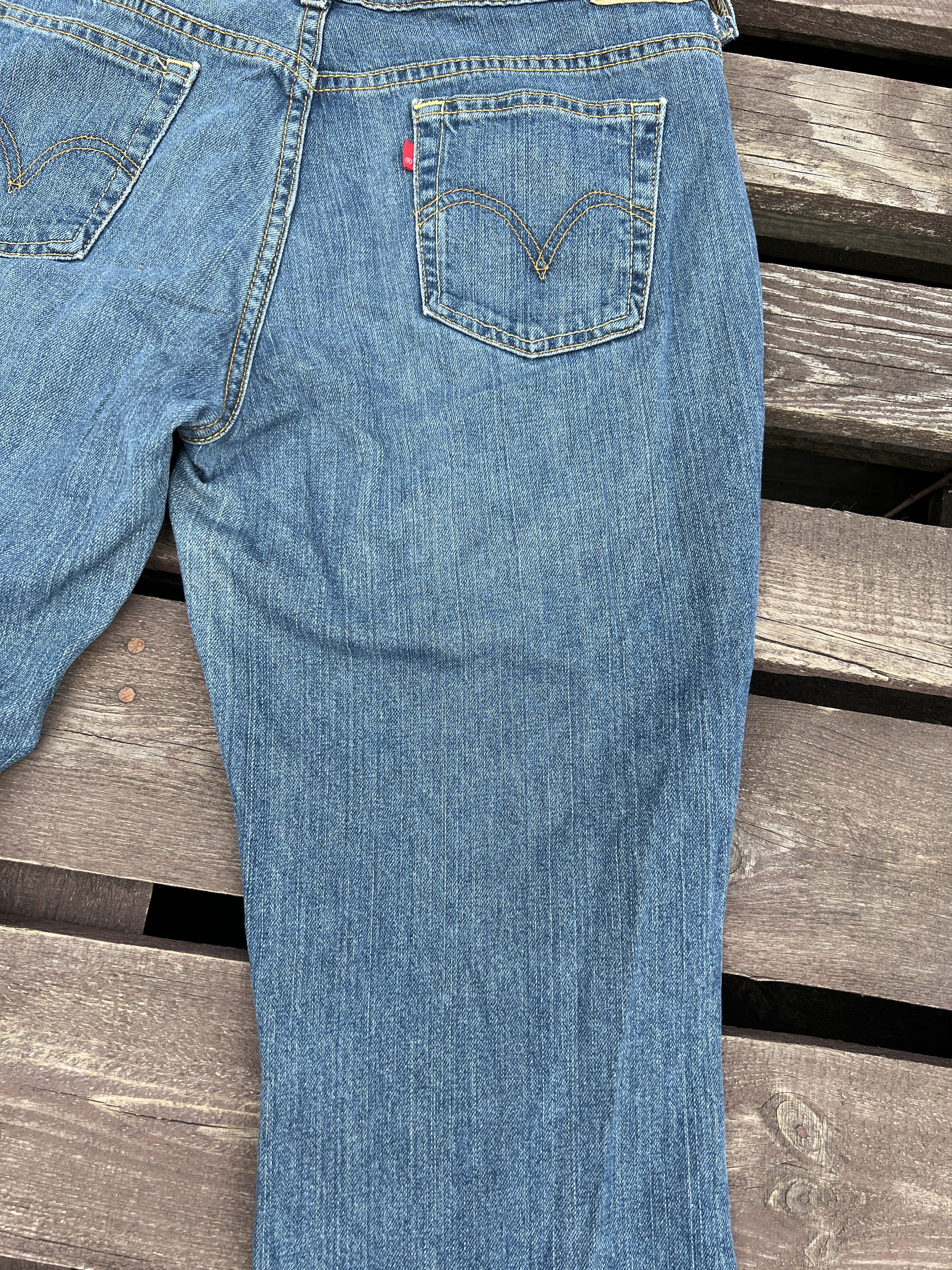 Levi's Levis 515 Vintage Flared Bootcut Denim Jeans Size 34" / US 12 / IT 48 - 7 Thumbnail
