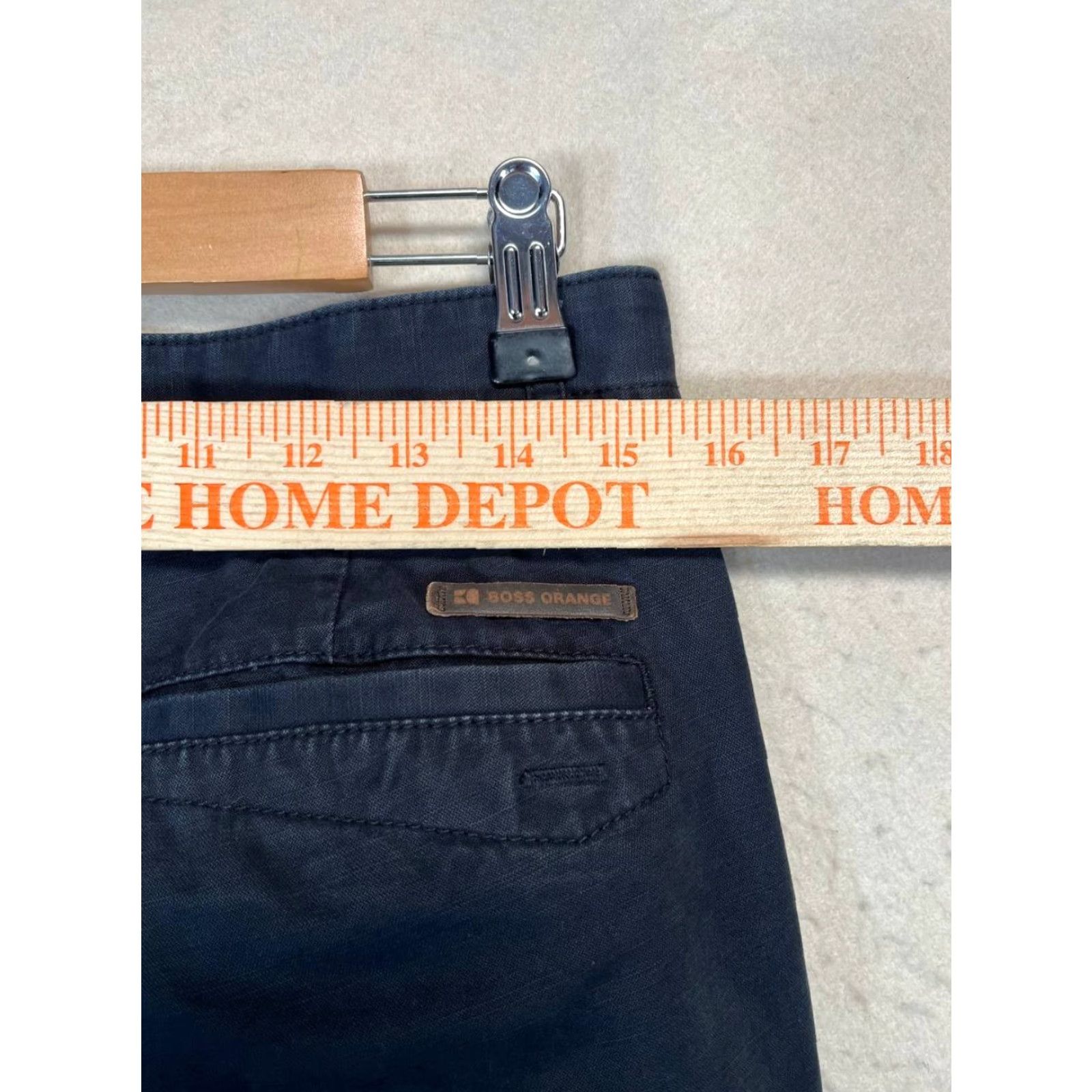 Vintage Hugo Boss Orange Pants Mens 30R Pocket Chino Zip Fly Casual See Minor Stain Pic Size US 30 / EU 46 - 3 Thumbnail