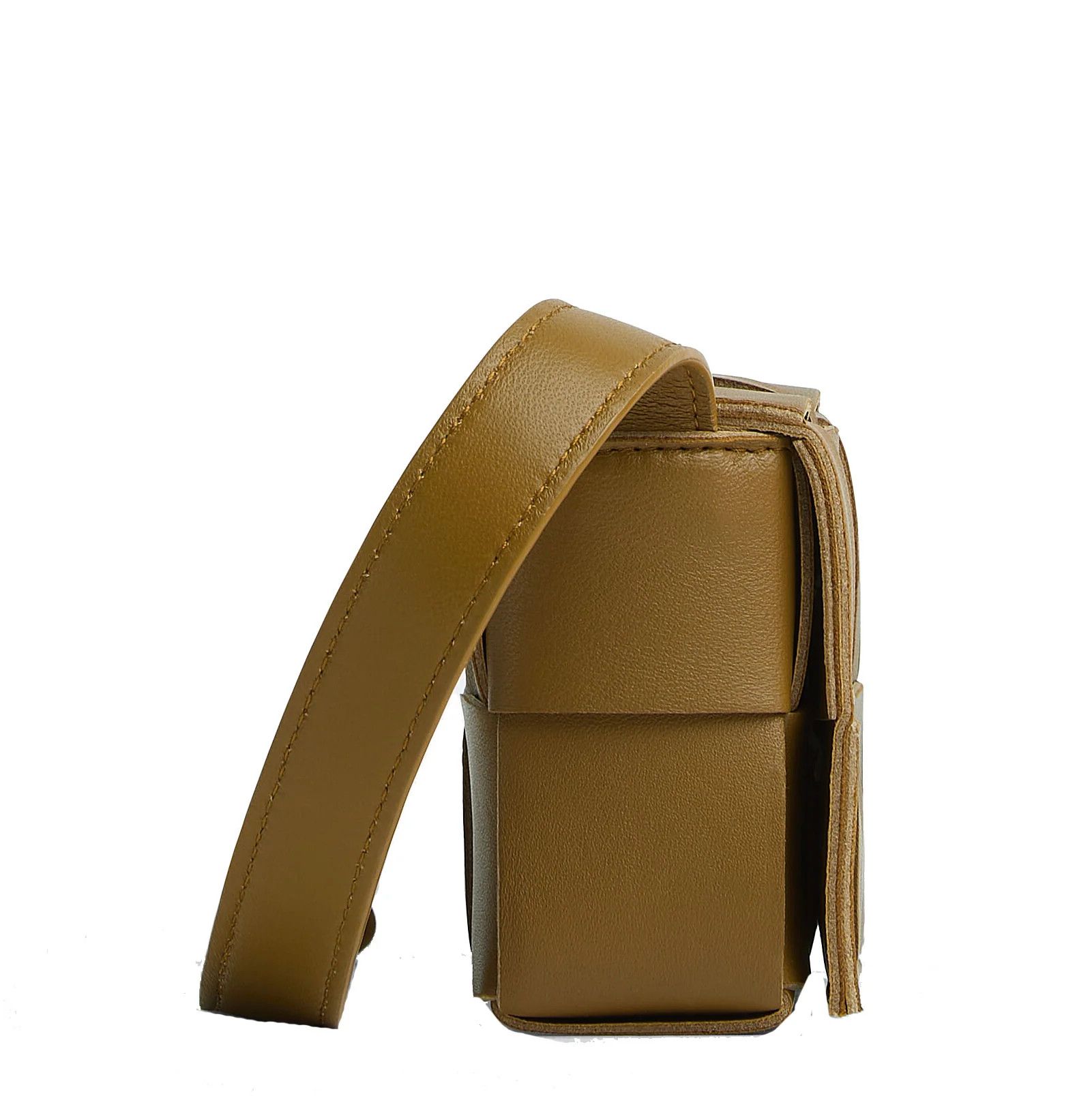 Bottega Veneta o1loc1c0824 Size: OS / Leather Mini Cross-Body Bag in Brown Size ONE SIZE - 2 Thumbnail
