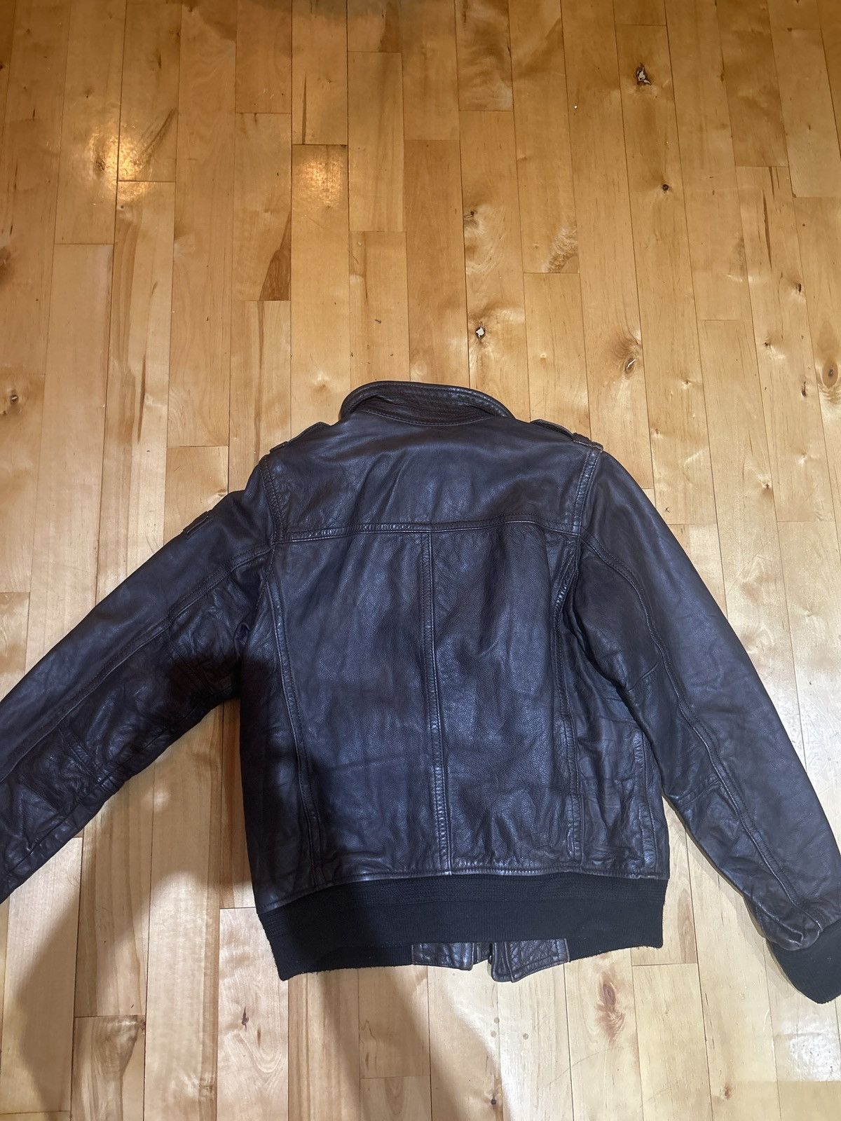 Abercrombie & Fitch Abercrombie & Fitch Leather Bomber (Slant Rock