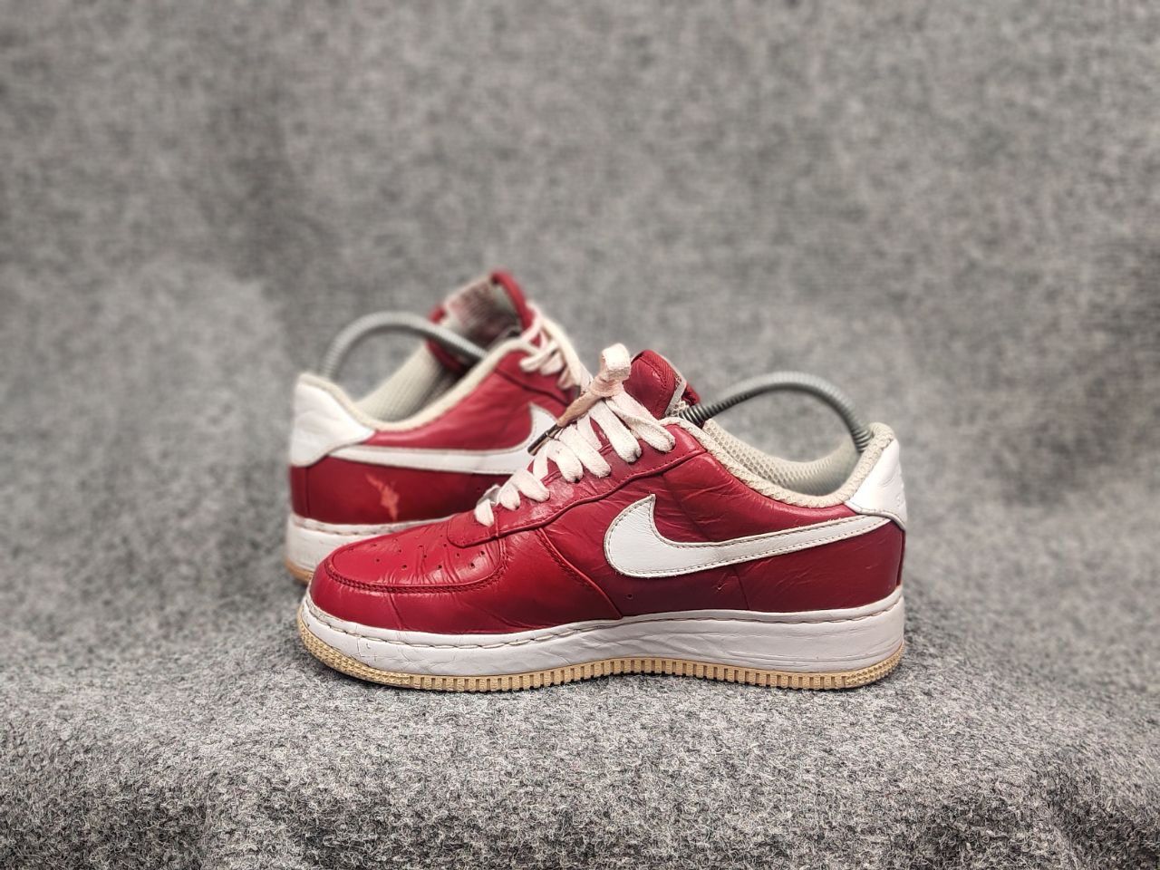 Nike Vintage Nike Air Force Slam Jam Varsity red Supreme sneakers Size US 7 / EU 40 - 15 Thumbnail