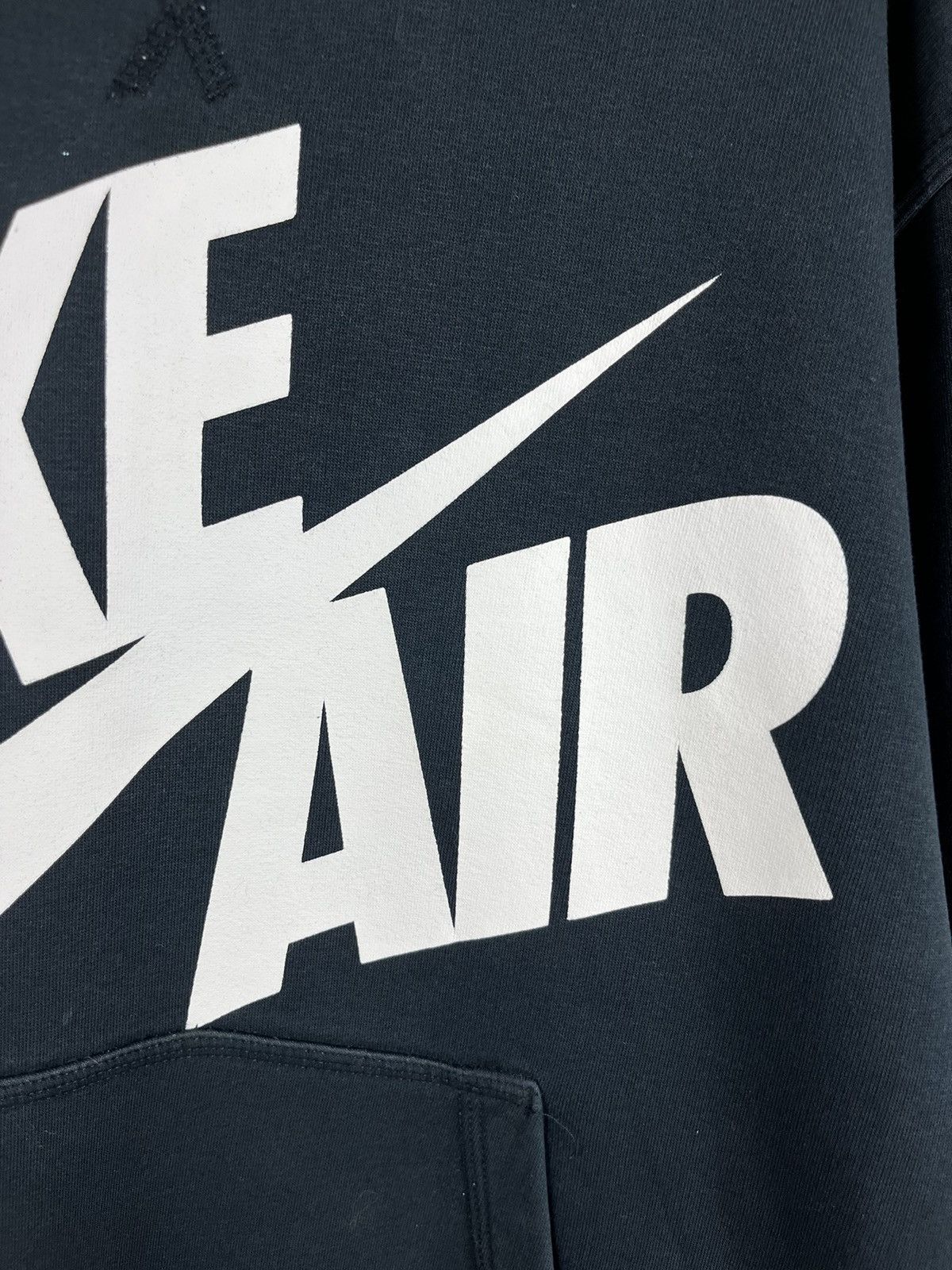 Nike × Vintage Vintage Nike y2k hoodie big logo air swoosh drill retro Size US L / EU 52-54 / 3 - 9 Thumbnail