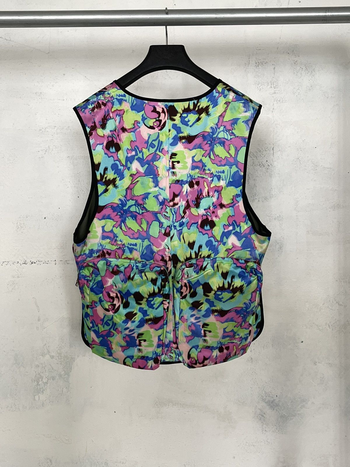 Dries Van Noten Dries van Noten Satin Multicoloured Utility Vest Size US M / EU 48-50 / 2 - 4 Thumbnail