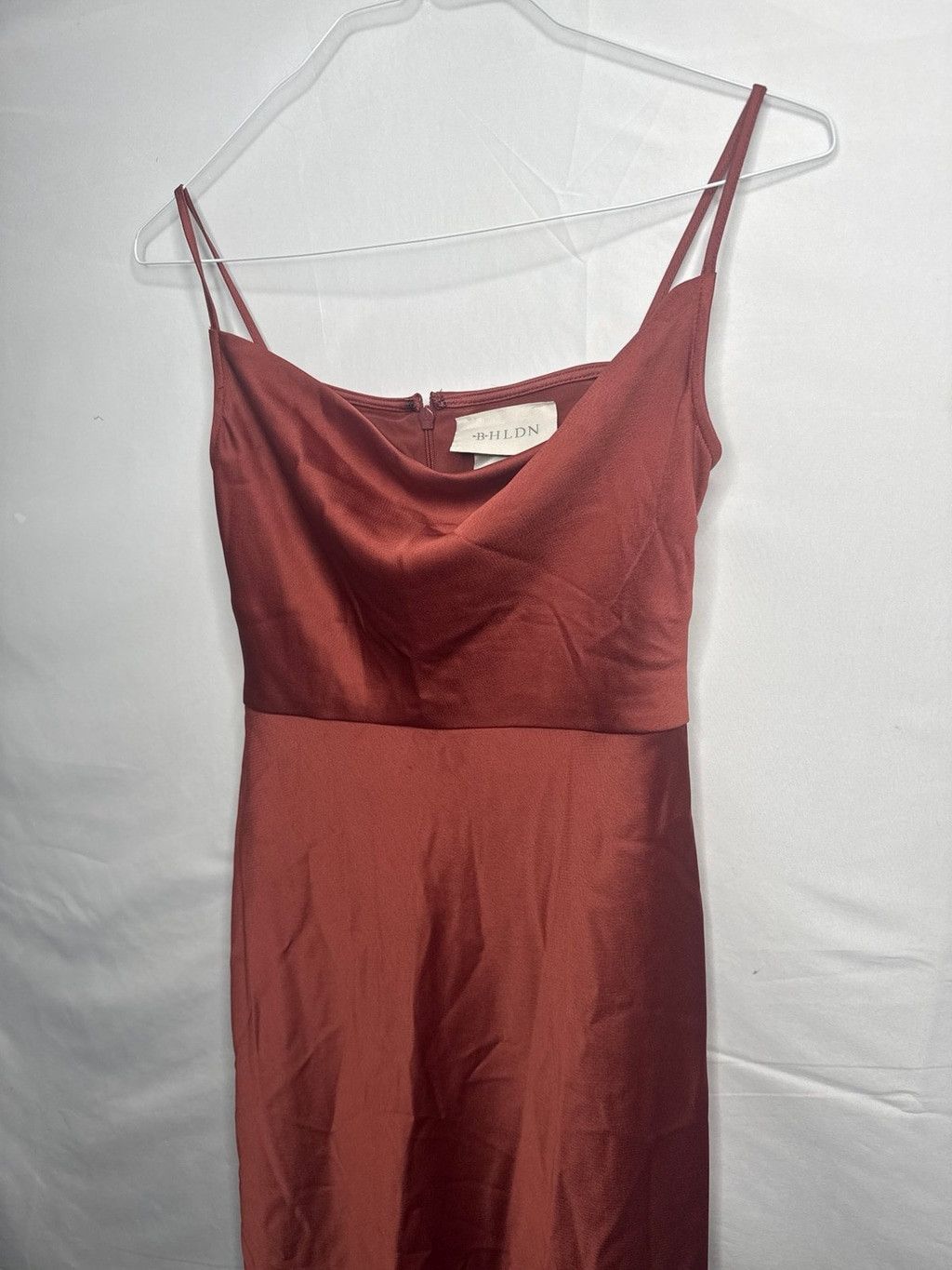 Other BHLDN rust red spaghetti strap bronze midi dress sz 6 Size M / US 6-8 / IT 42-44 - 5 Thumbnail