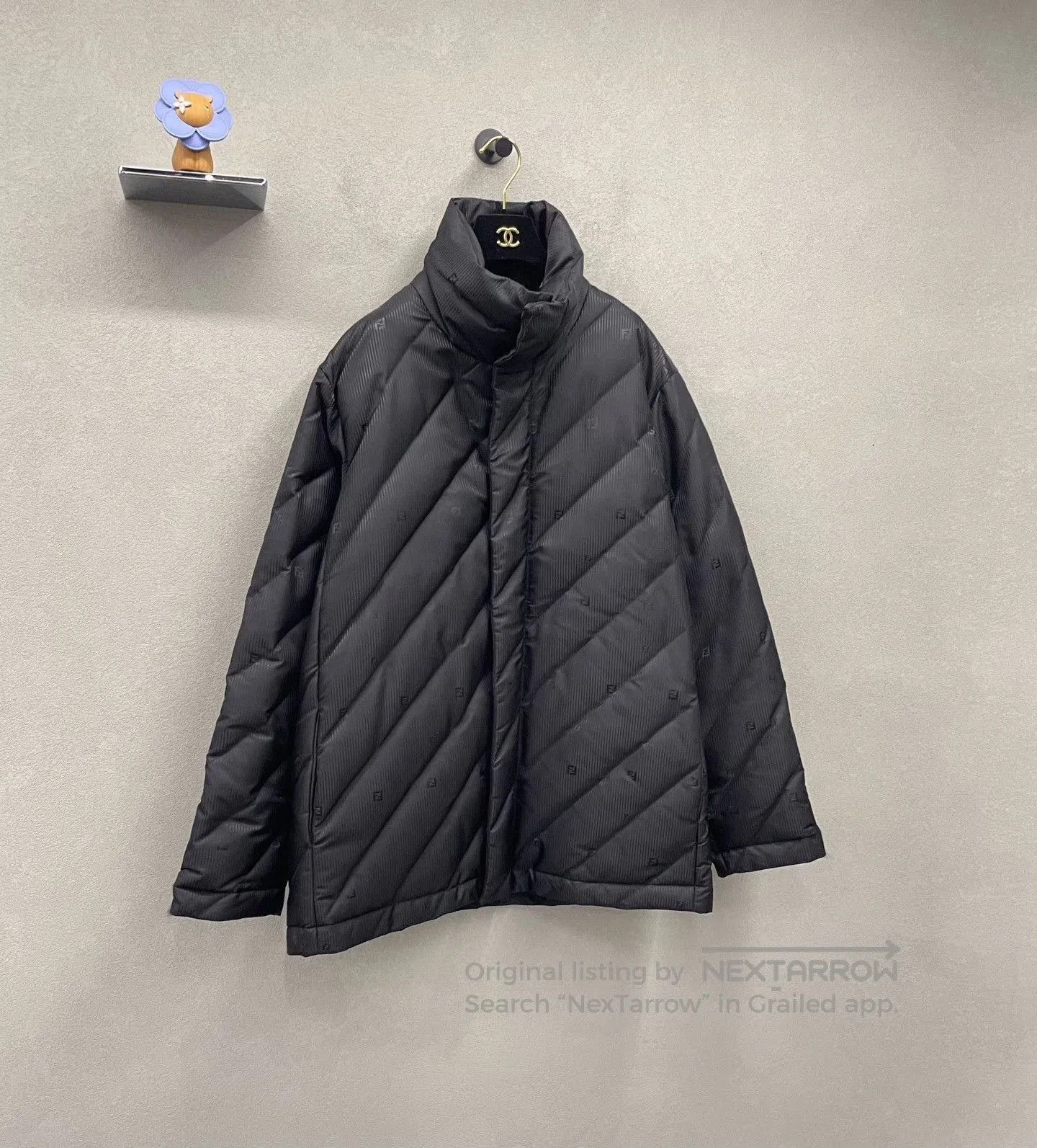 Fendi Fendi Black Down Jacket Size 52. Size US L / EU 52-54 / 3 - 3 Thumbnail
